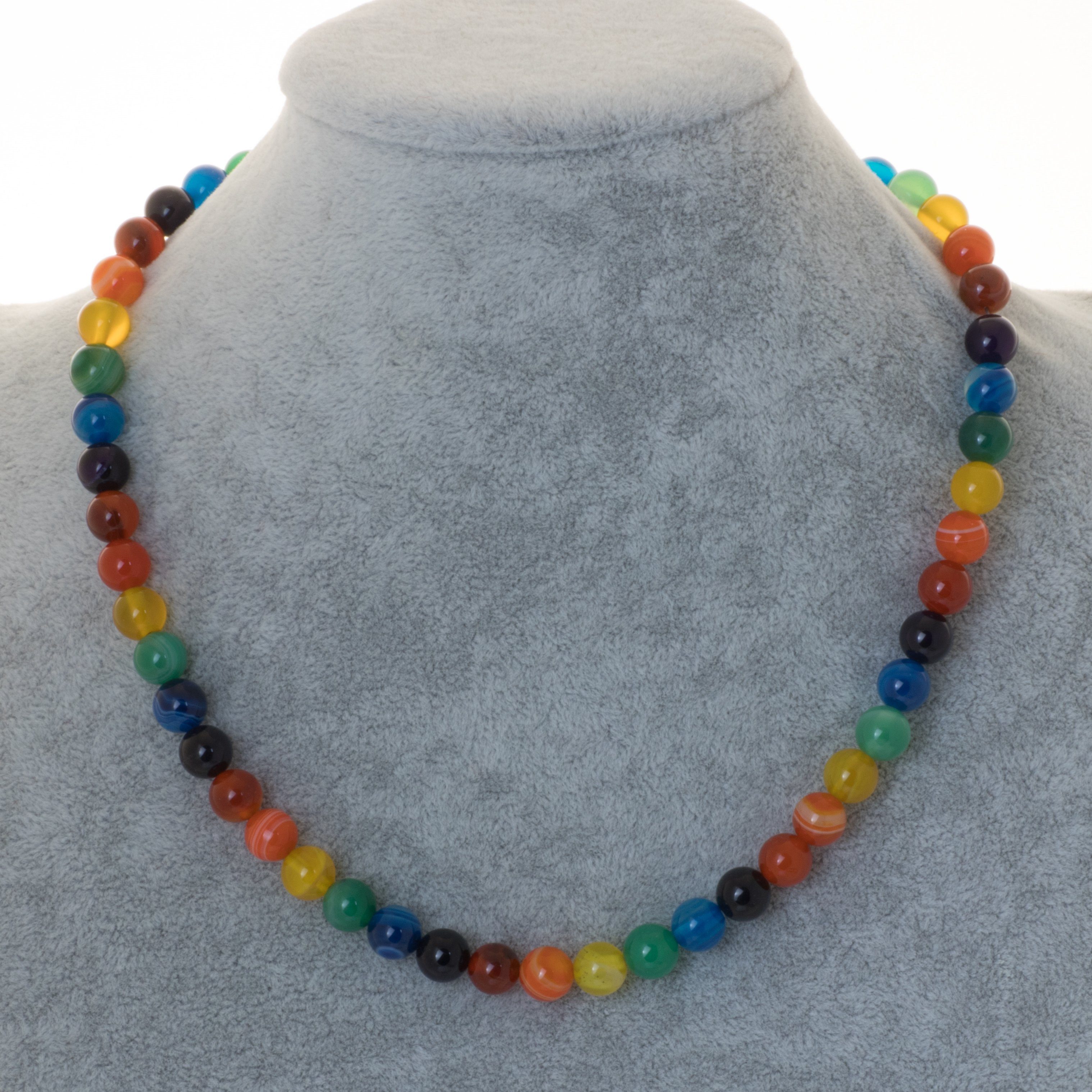 Bella Carina Perlenkette Regenbogen Kette, Magnetverschluss günstig online kaufen