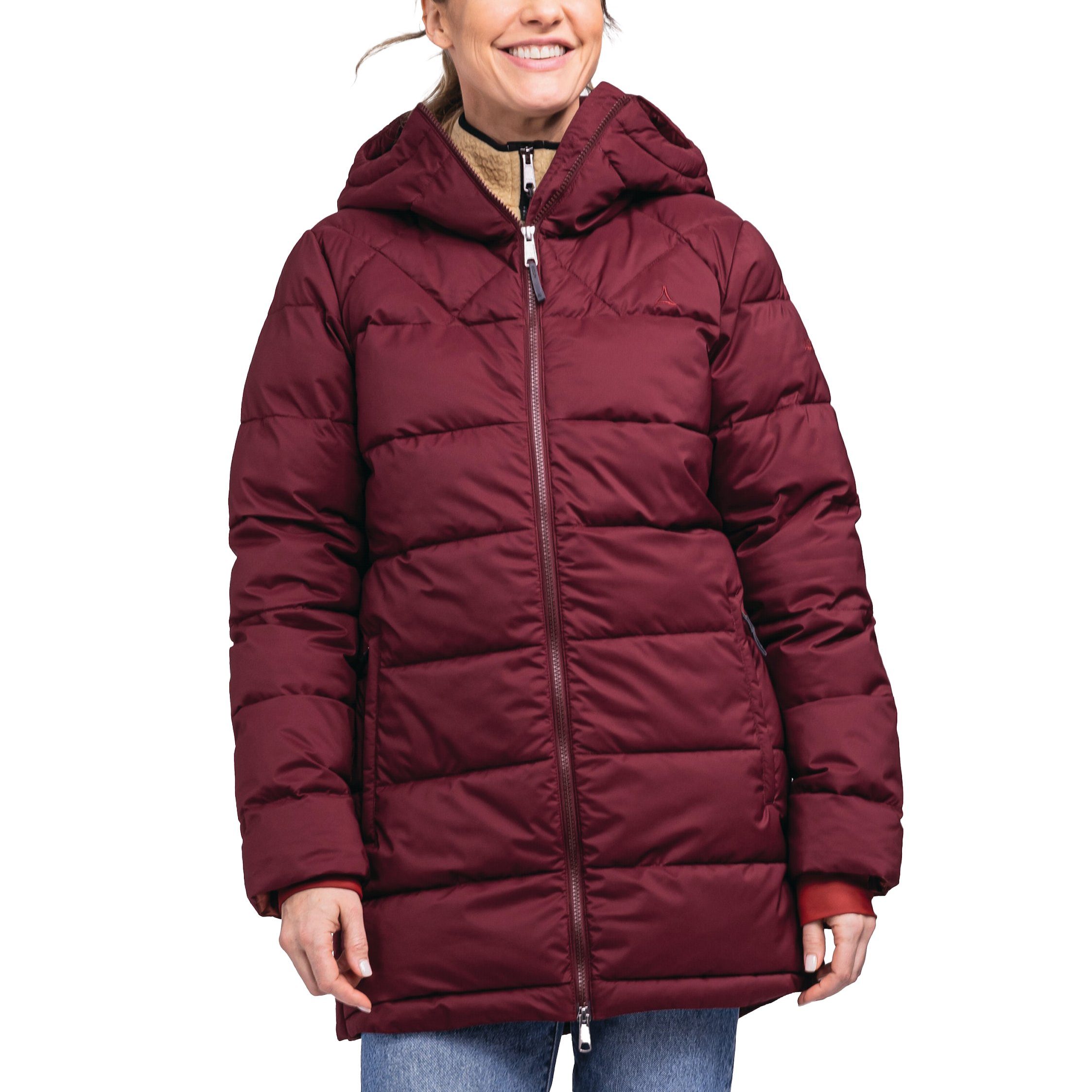 Schöffel Wintermantel Schöffel Boston Insulated Parka Dark Burgundy