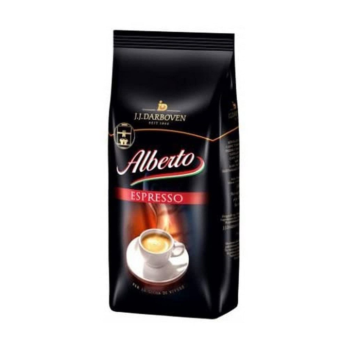 Alberto Kaffee, Alberto Espresso Röstkaffee in ganzen Bohnen für Vollautomaten 1000g