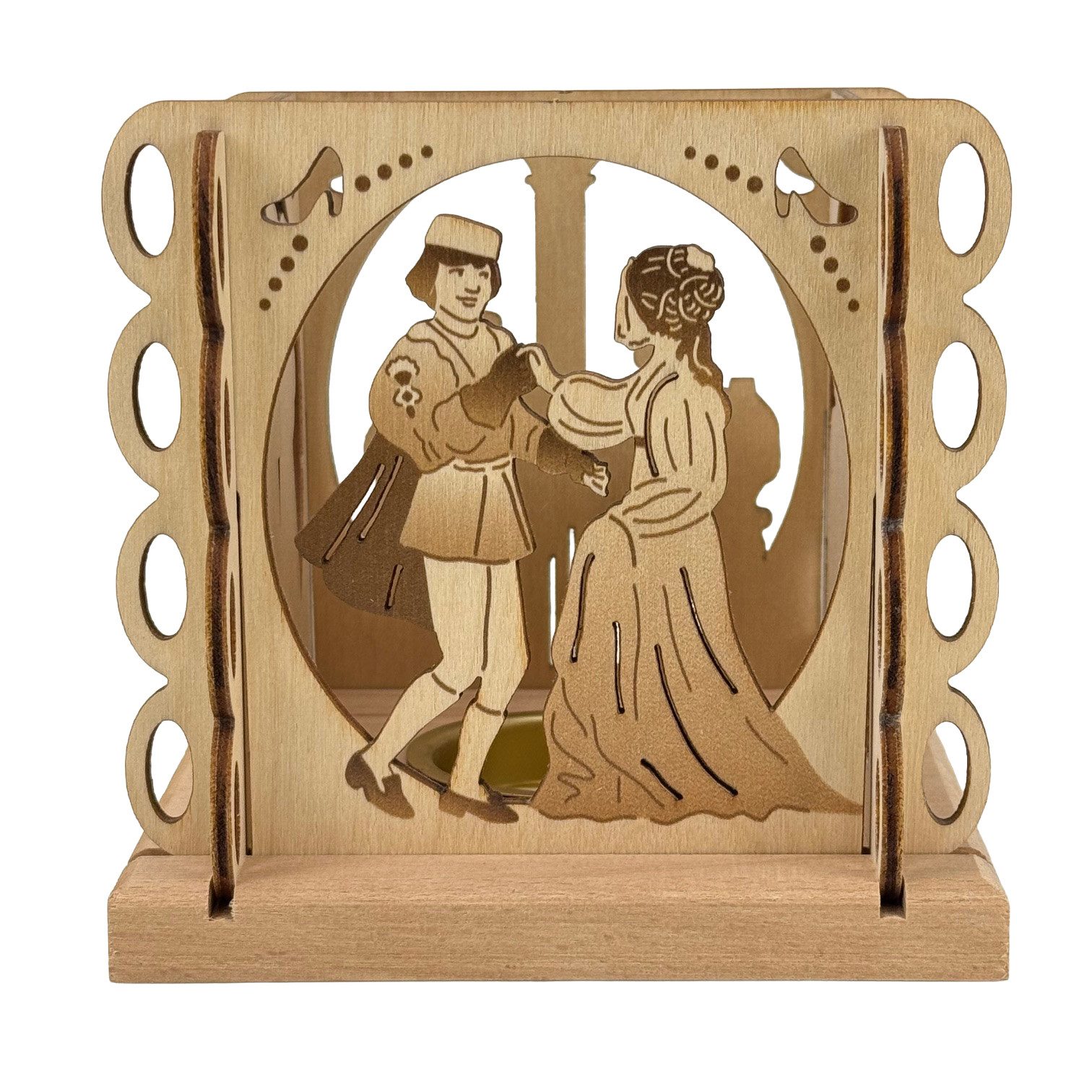 SAICO Original Laterne "Drei Haselnüsse für Aschenbrödel" aus dem Erzgebirg günstig online kaufen