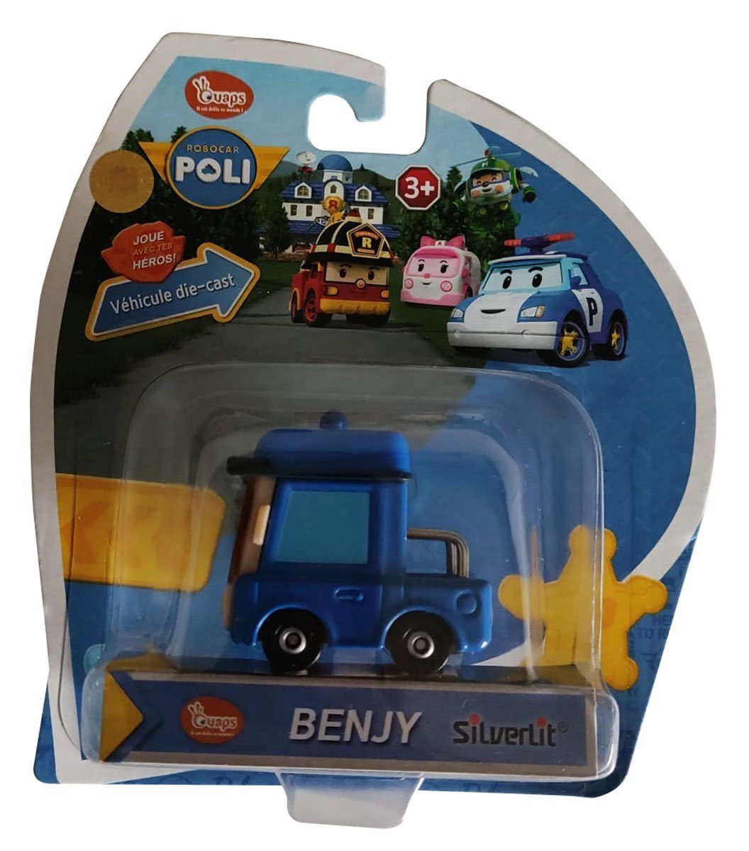 Silverlit Spielzeug-Auto Robocar Poli Benjy, Auto, Blauer Pickup, (Blauer Pick-Up)