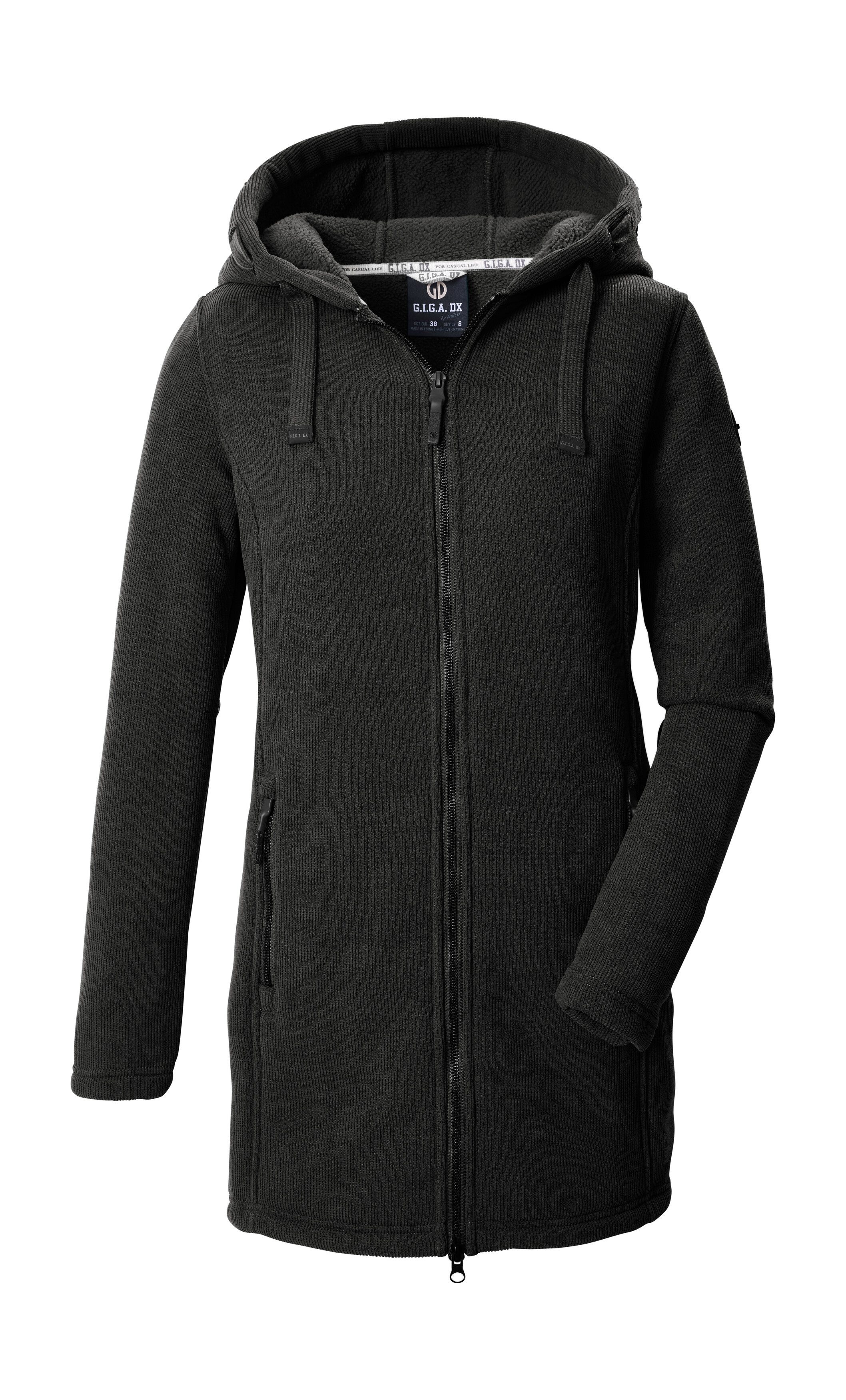 G.I.G.A. DX by killtec Fleecejacke GW 44 WMN KNTFLC PRK Leichter Damen Strickfleeceparka, warm, 2-Wege-Reißverschluss