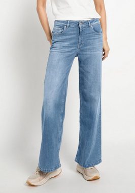 Hessnatur 5-Pocket-Jeans Wide Leg aus Bio-Denim (1-tlg)