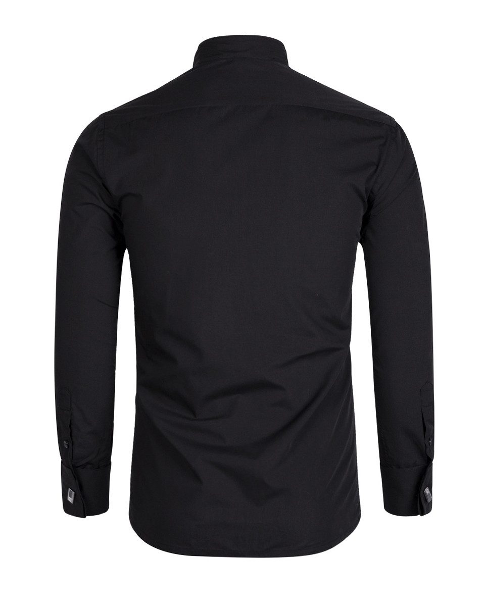 Allthemen Smokinghemd mit Kläppchen-Kragen Langarmhemd Regular Fit günstig online kaufen