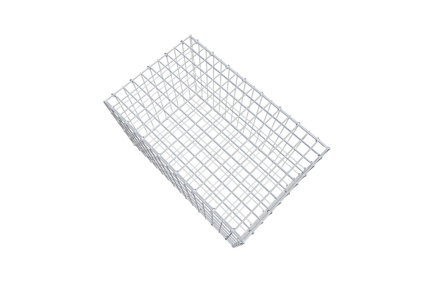 Thumbnail - Gabiona Gabionenzaun Gabione 80 cm x 50 cm x 50 cm (L x H x T), Maschenweite 5 cm x 10 cm, (Gabione 80 cm x 50 cm x 50 c...