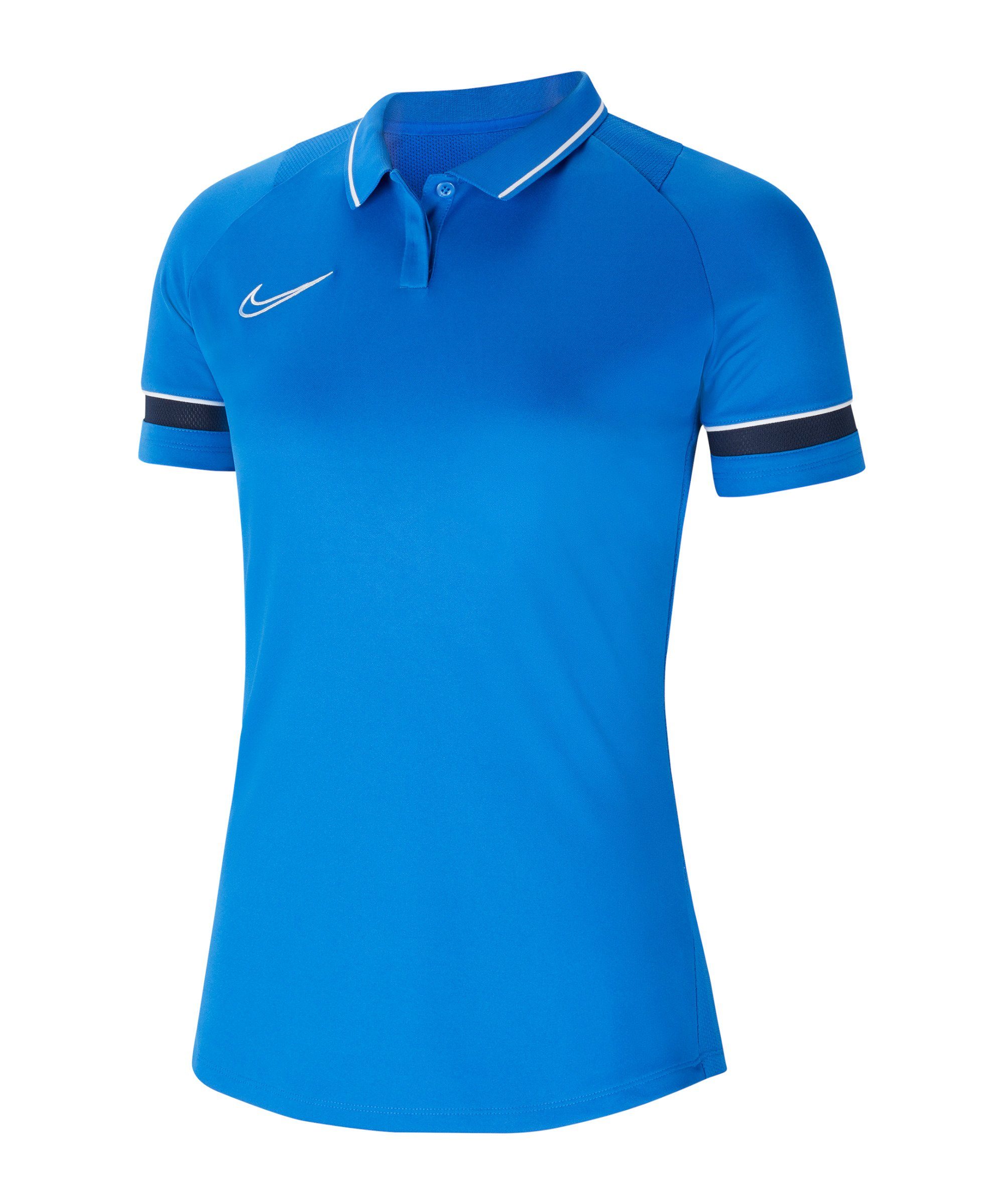 Nike Poloshirt Academy 21 Poloshirt Damen default blauweiss