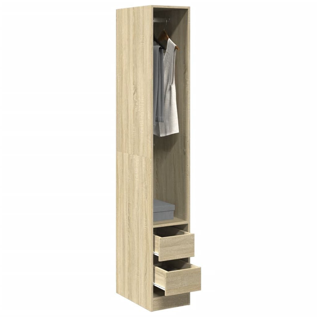vidaXL Kleiderschrank 30 x 50 x 200 cm Kleiderschrank Sonoma Eiche 30x50x200 cm Spanplatte