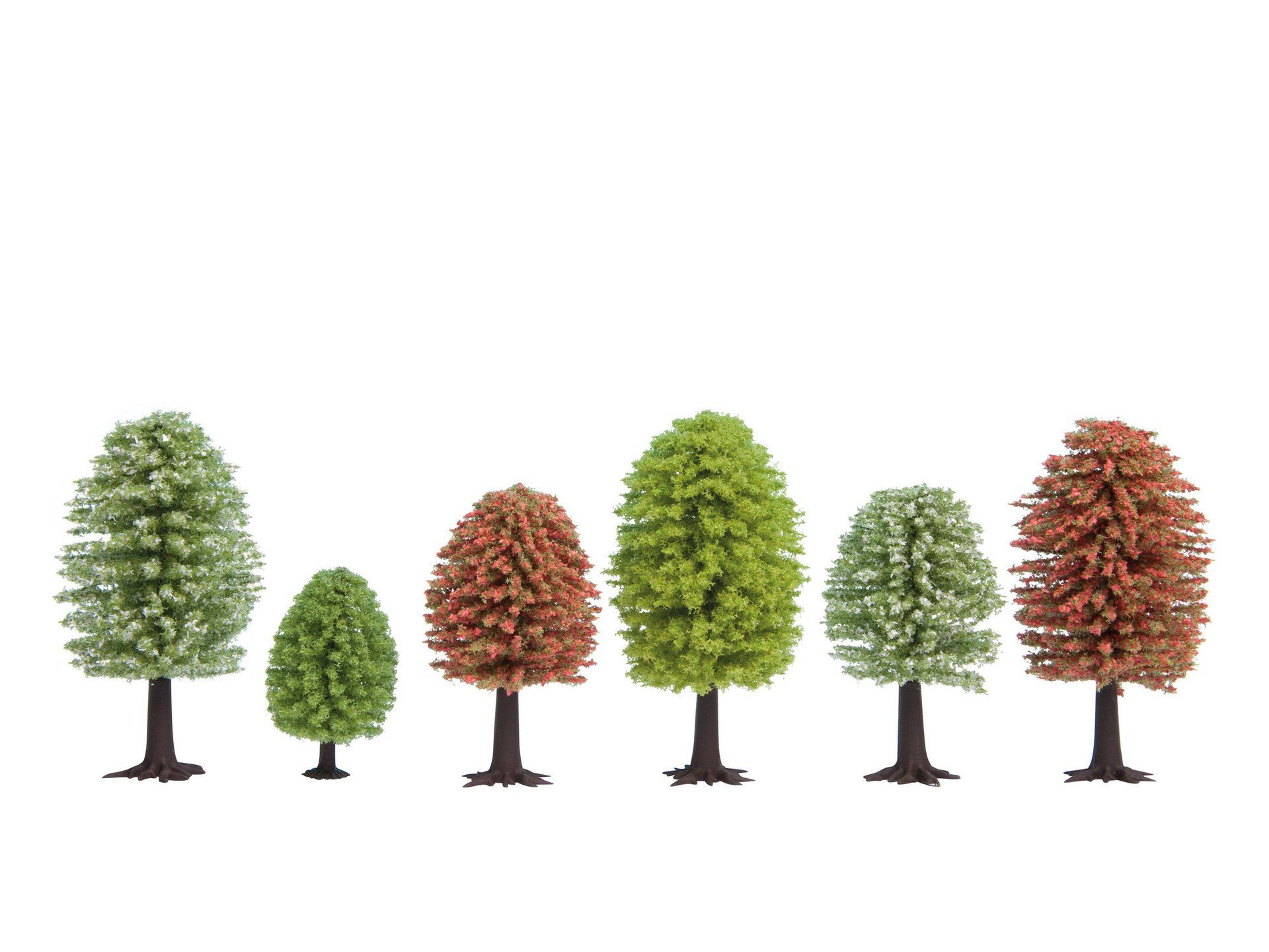 NOCH Dekobaum NOCH® Frühlingsbäume 10er-Set Laubbäume 5–9 cm für