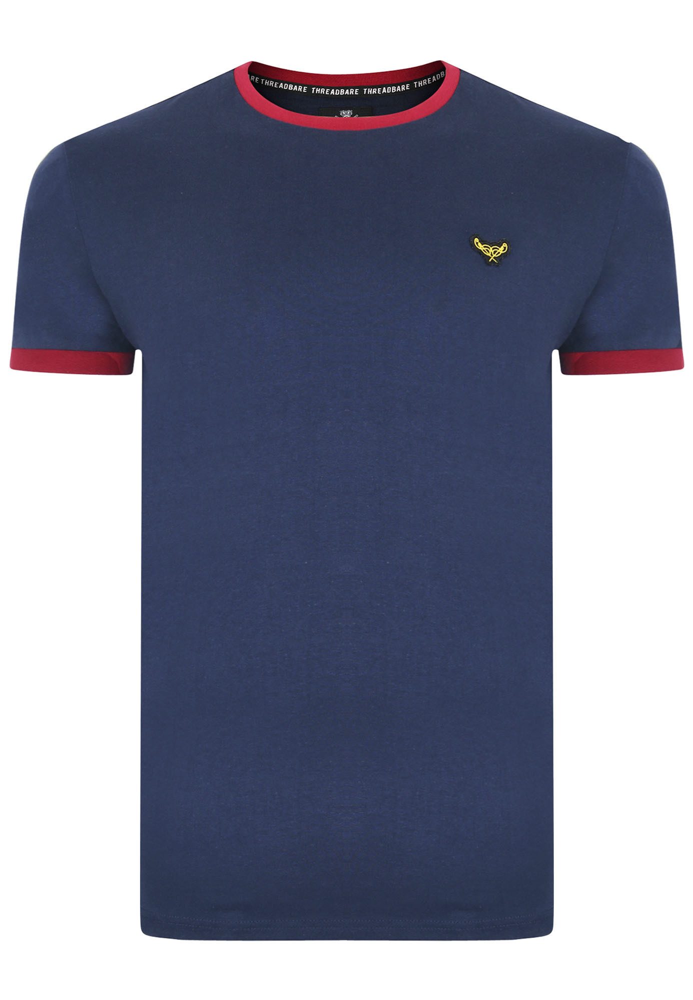 Threadbare T-Shirt Christopher (1-tlg) mit kleiner Stickerei auf der Brust