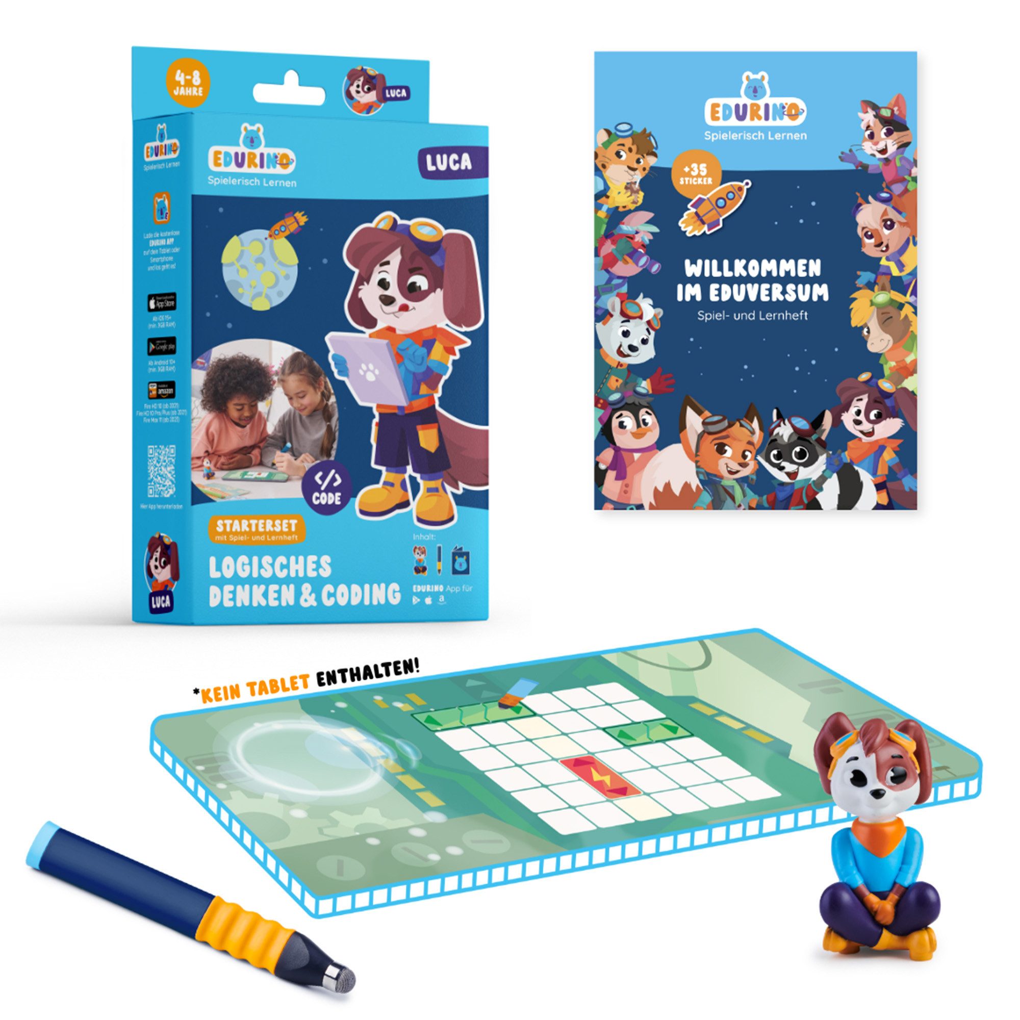 Edurino Lernspielzeug Lernspielzeug Bundle - Lernfigur Luca Logisches Denke günstig online kaufen