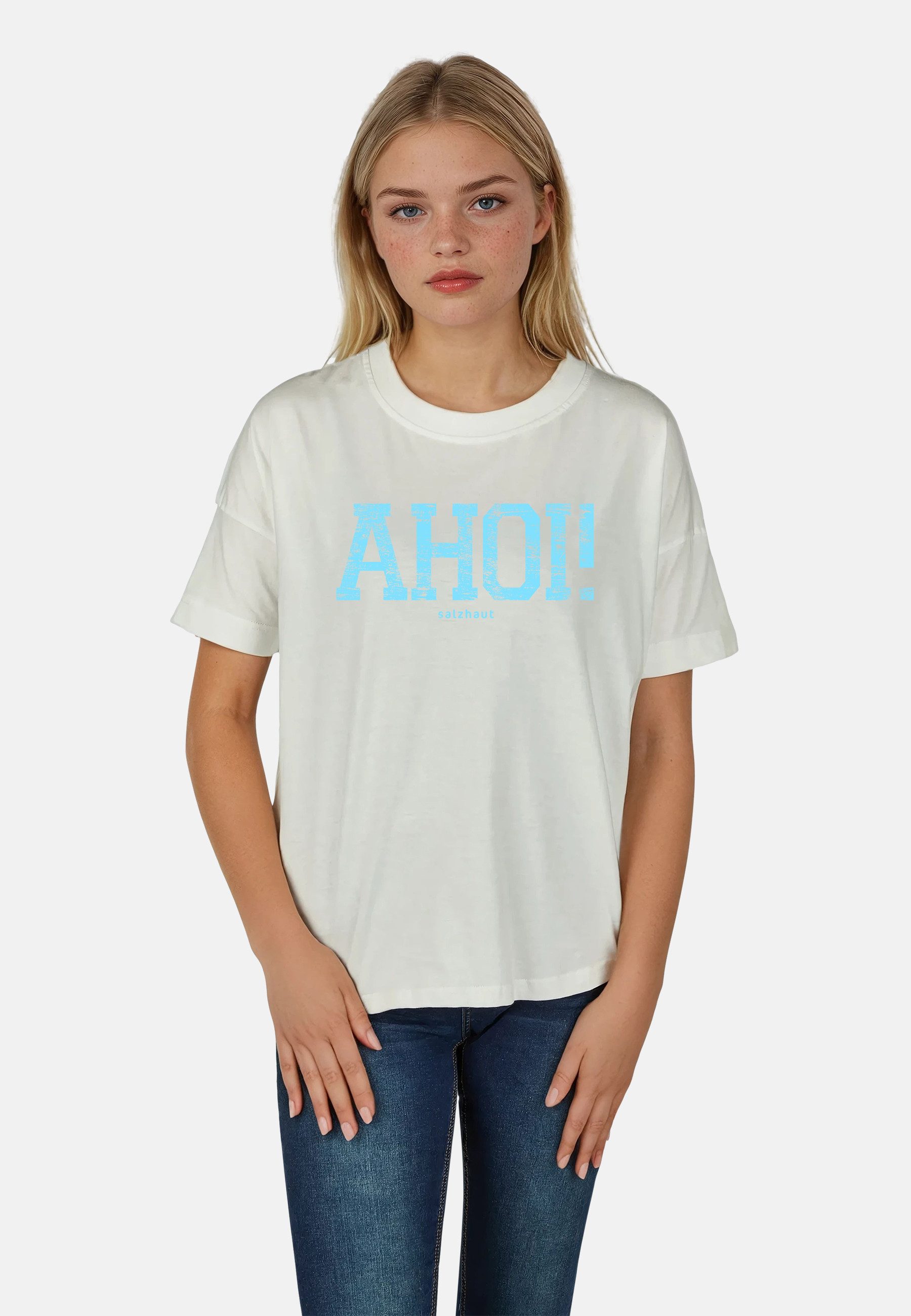 salzhaut T-Shirt LEEV-AHOI Damen Relaxed-Fit Endlich günstig online kaufen