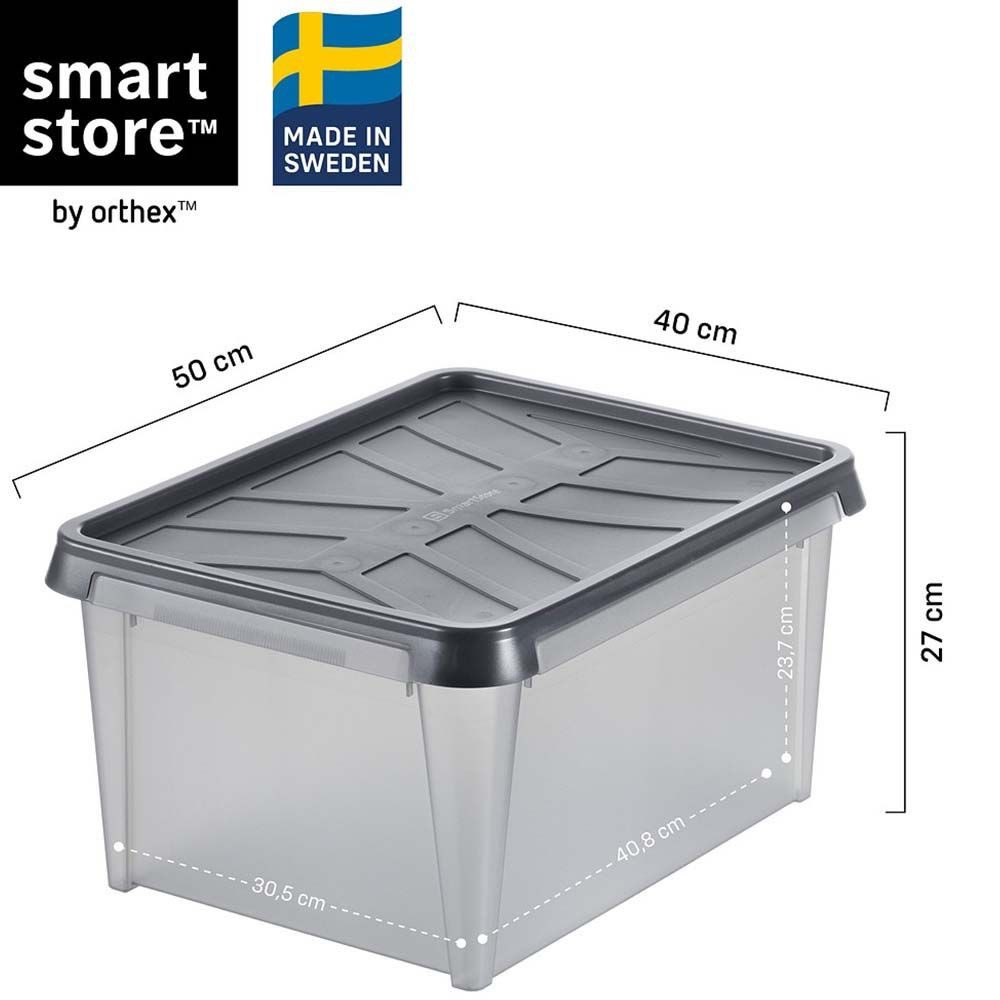 Thumbnail - Orthex Aufbewahrungsbox SmartStore Aufbewahrungsbox 34 L mit Deckel 34 Liter 50 x 40 x 27 cm