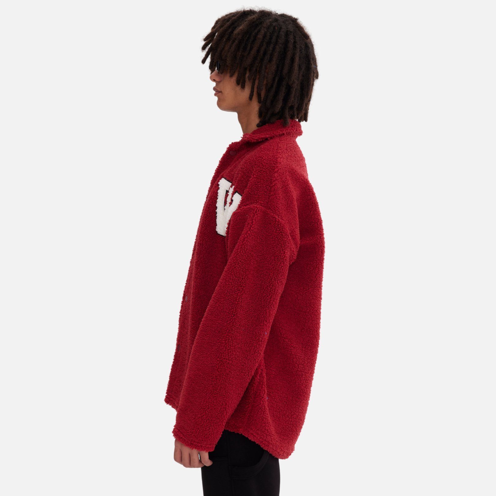 COFI Casuals Winterjacke Oversize Jacke Teddy W Shirt für Herren Teddyfell günstig online kaufen