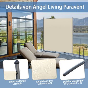 Angel Living Paravent 1 Teilig Raumteiler Paravent Trennwand Balkon Sichtschutz (1 St), 162(B)x 50( T)x 180(H)cm