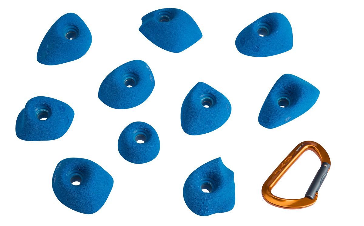 Prises Klettergriffe Kletterwand Entre Entre Kinder Prises für Tac blau