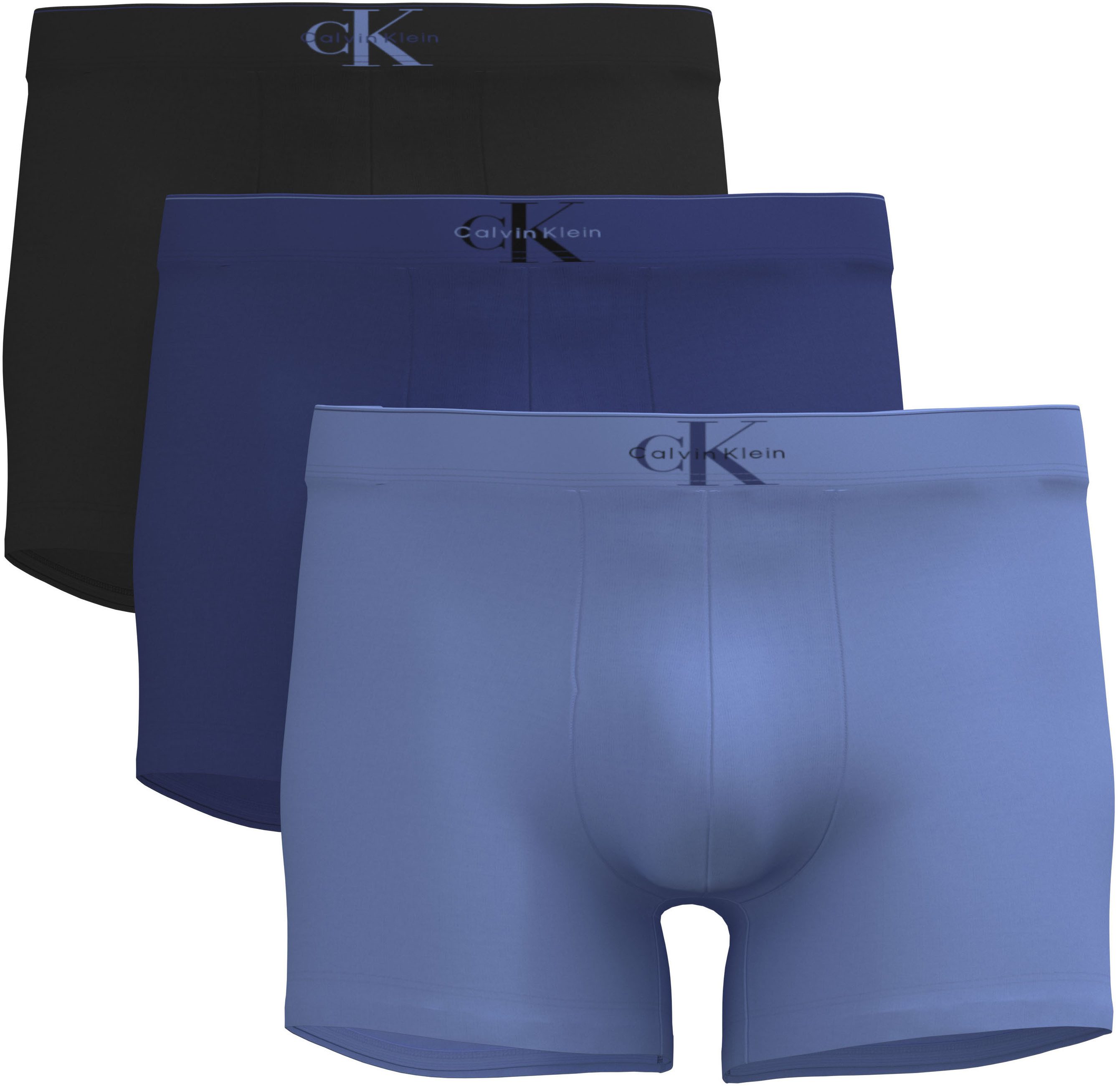 Calvin Klein Underwear Trunk Trunk 3PK (Packung, 3er-Pack) Körpernahe Passform mit elastischem Bund