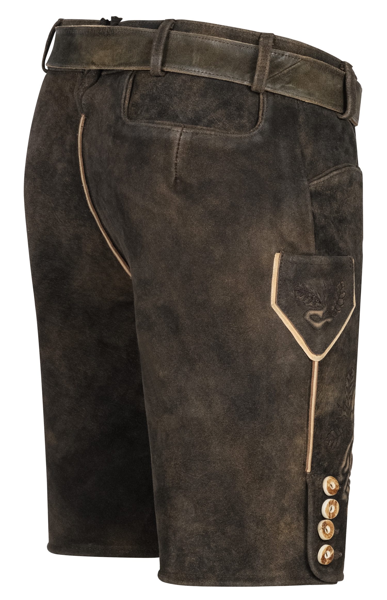 Nübler Trachtenlederhose Lederhose Pertran in Juniper von Nübler günstig online kaufen