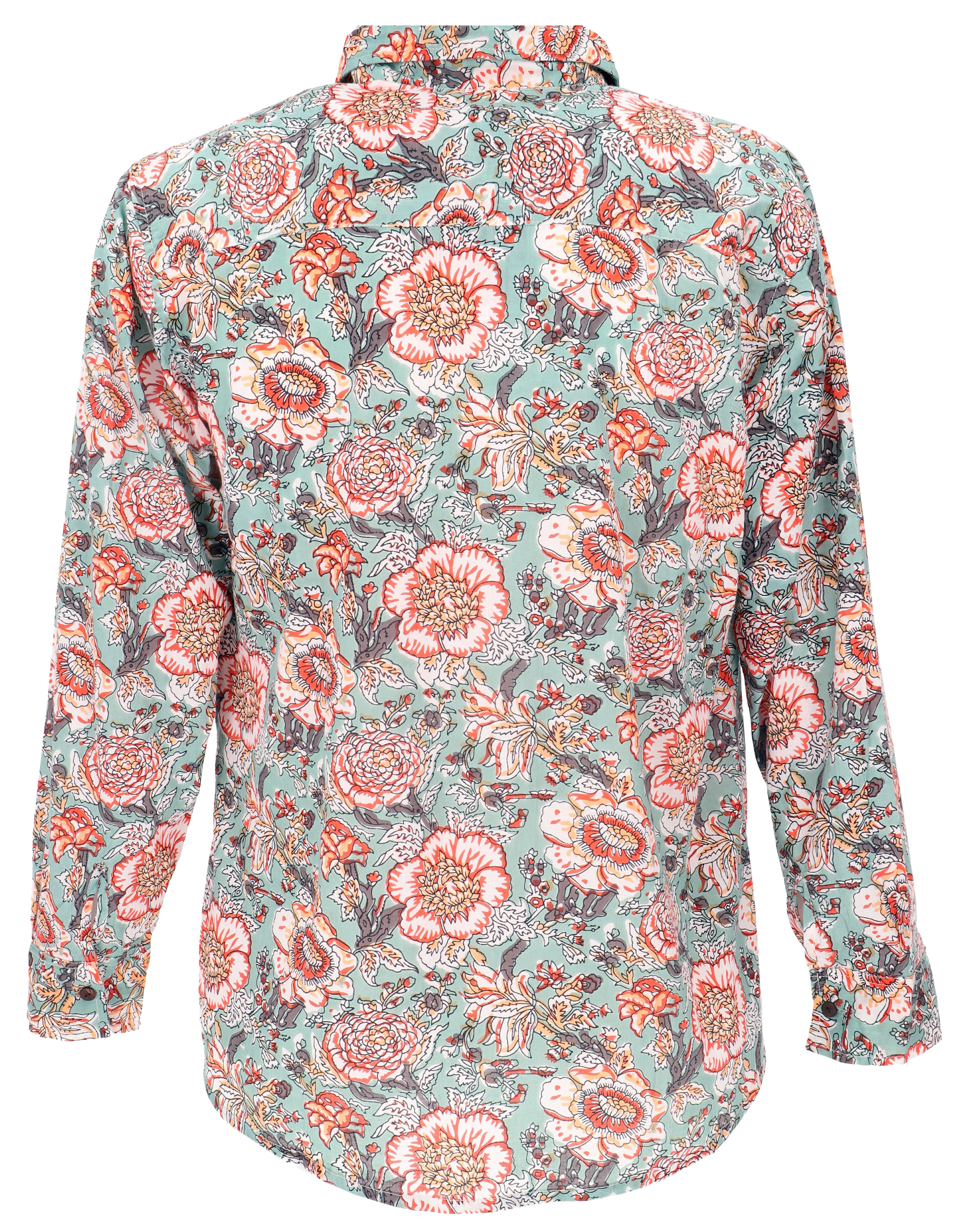 Guru-Shop Hemd & Shirt Bedrucktes Hemd, Freizeithemd, Baumwollhemd -.. Ethn günstig online kaufen