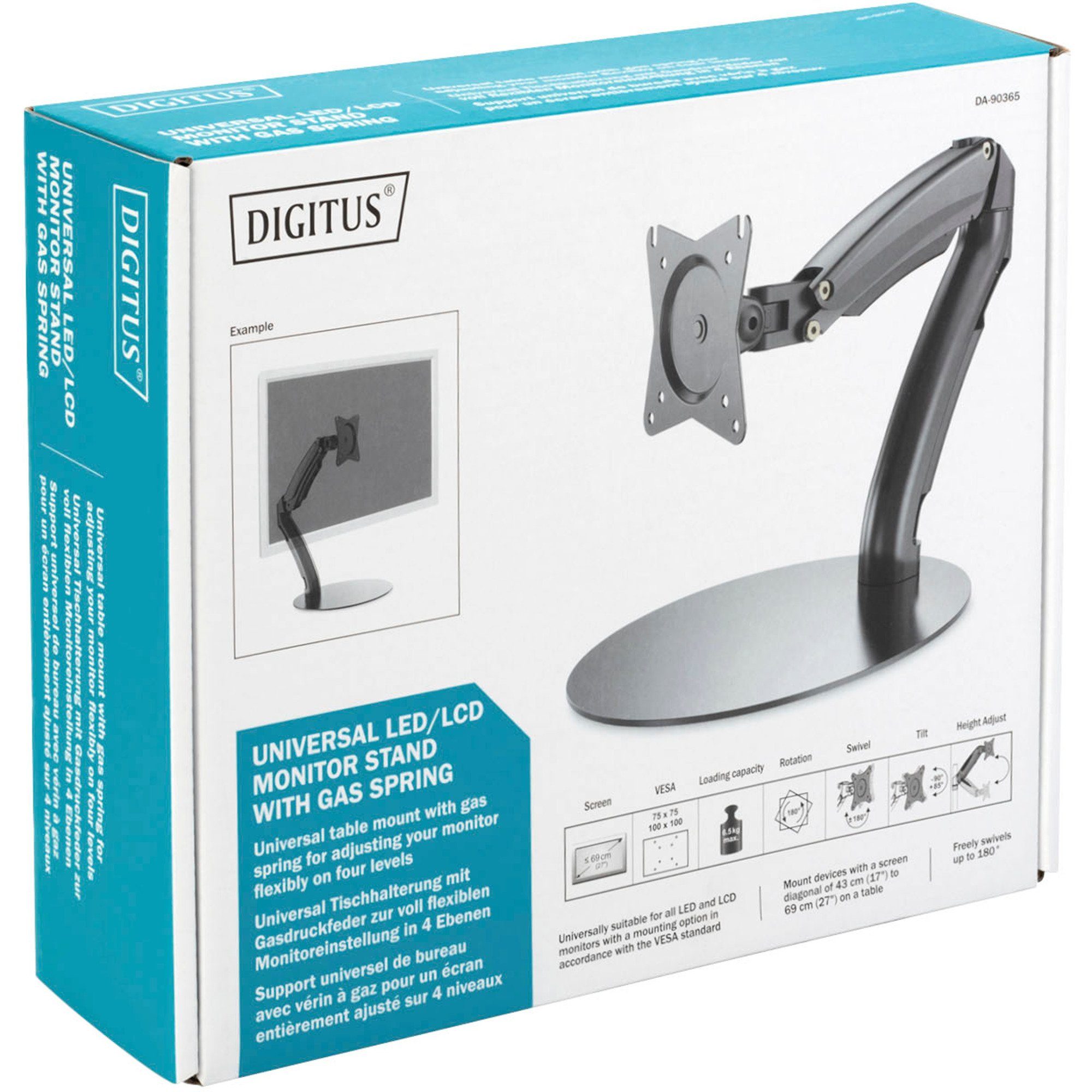 Digitus Wandhalterung Digitus Universeller LED/LCD Monitorständer