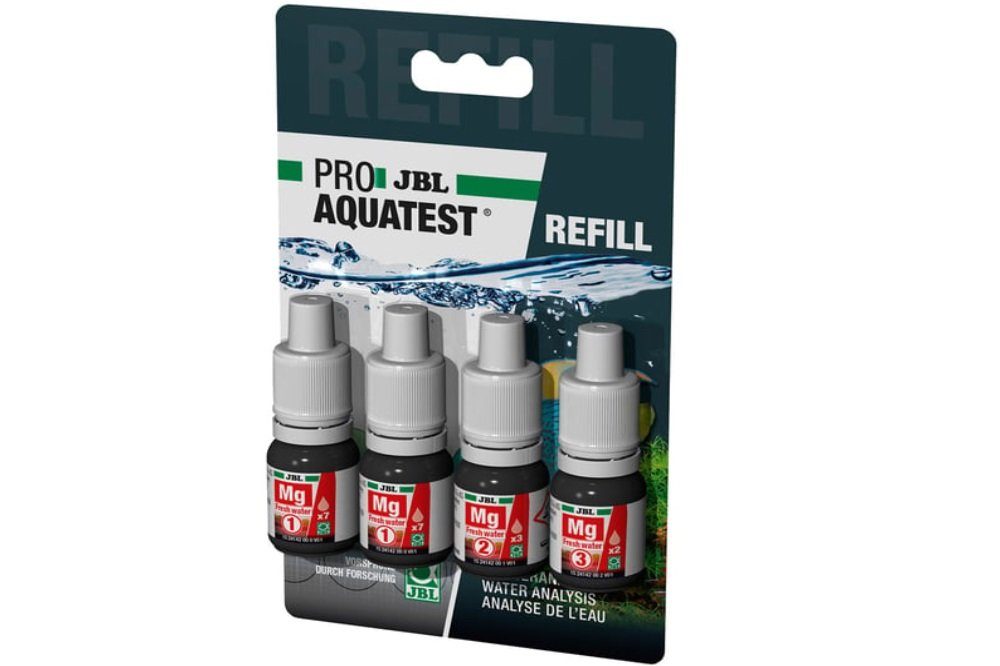 Aquarium-Wassertest JBL PROAQUATEST Mg Magnesium Test Aquaristik Nachfüllflaschen Set