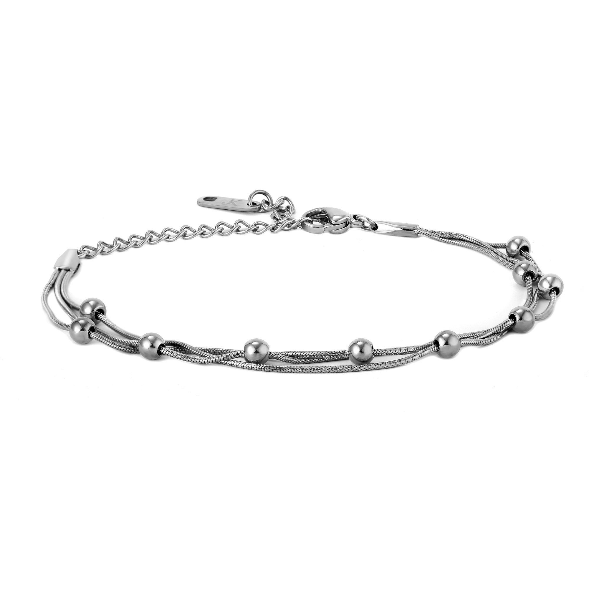 mit Armband Kugeln aus Johanson Kim Dream Edelstahl Silber (1-tlg),