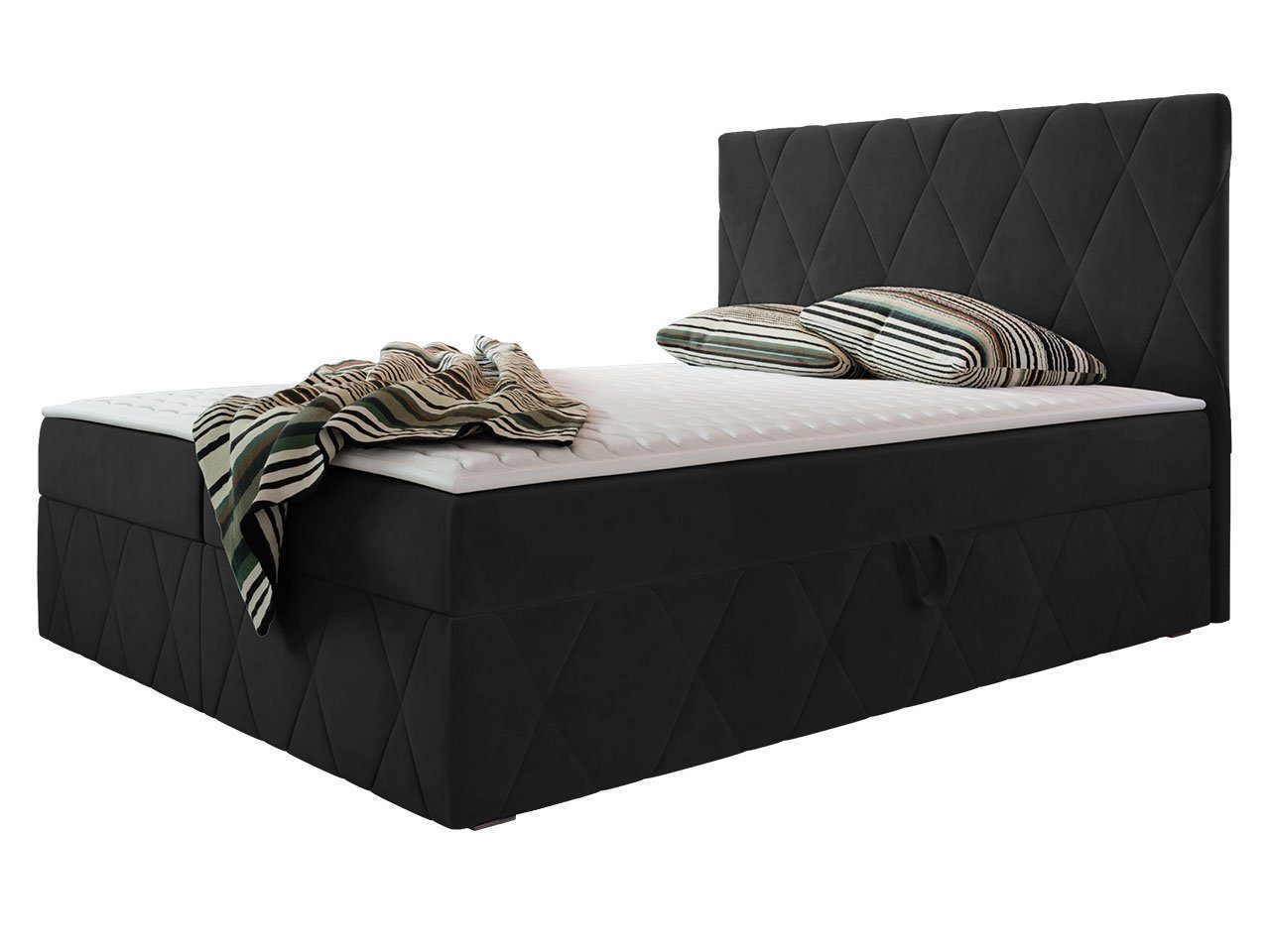 MIRJAN24 Boxspringbett Simoti (mit Hauptmatratze, Topper), günstig online kaufen