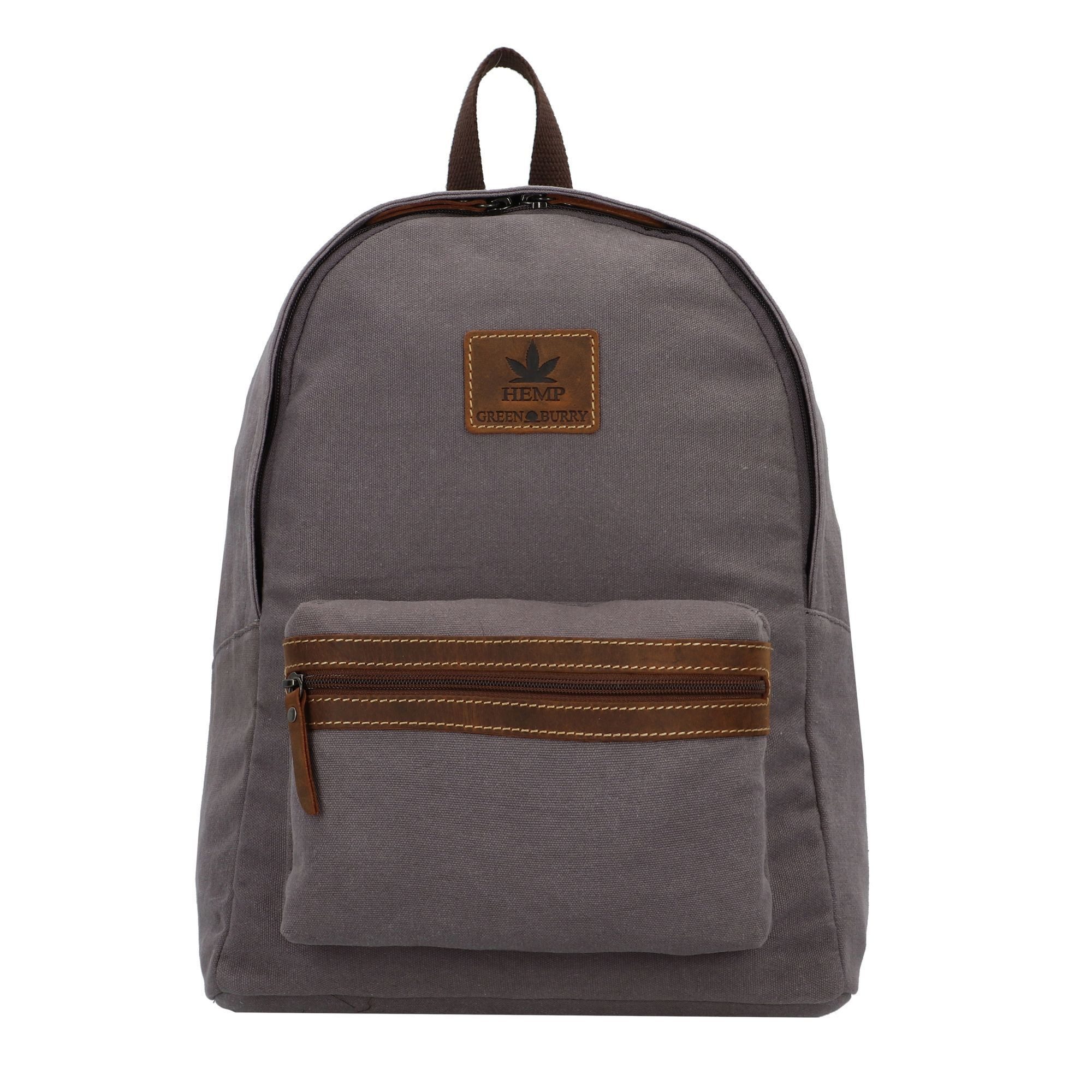 Greenburry Rucksack Vintage Hemp, Hanf günstig online kaufen