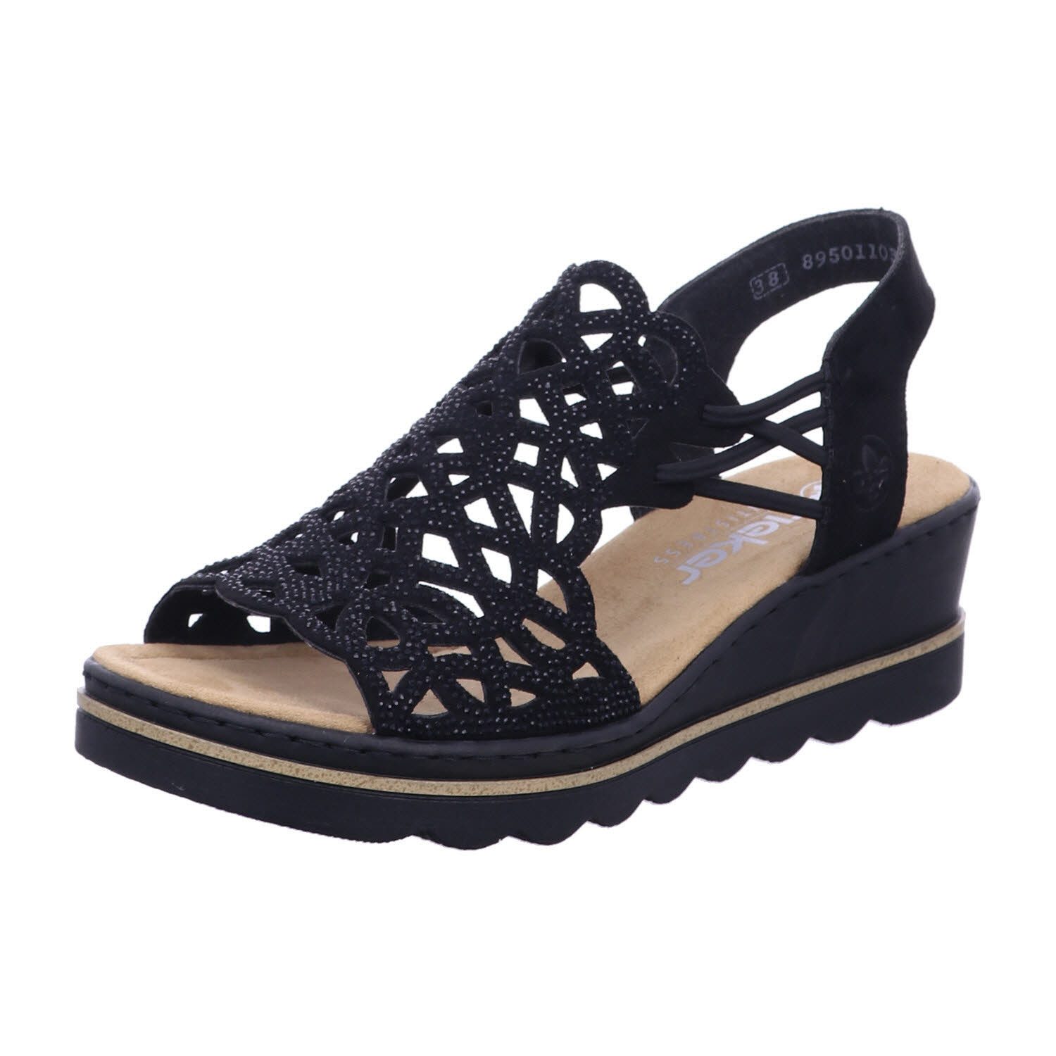 Rieker schwarz Sandalette
