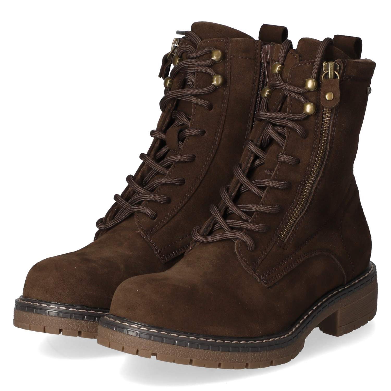 Beliana Beliana Schnürstiefeletten 252995350 DK.BROWN Damen Synthetik brown Winterstiefel