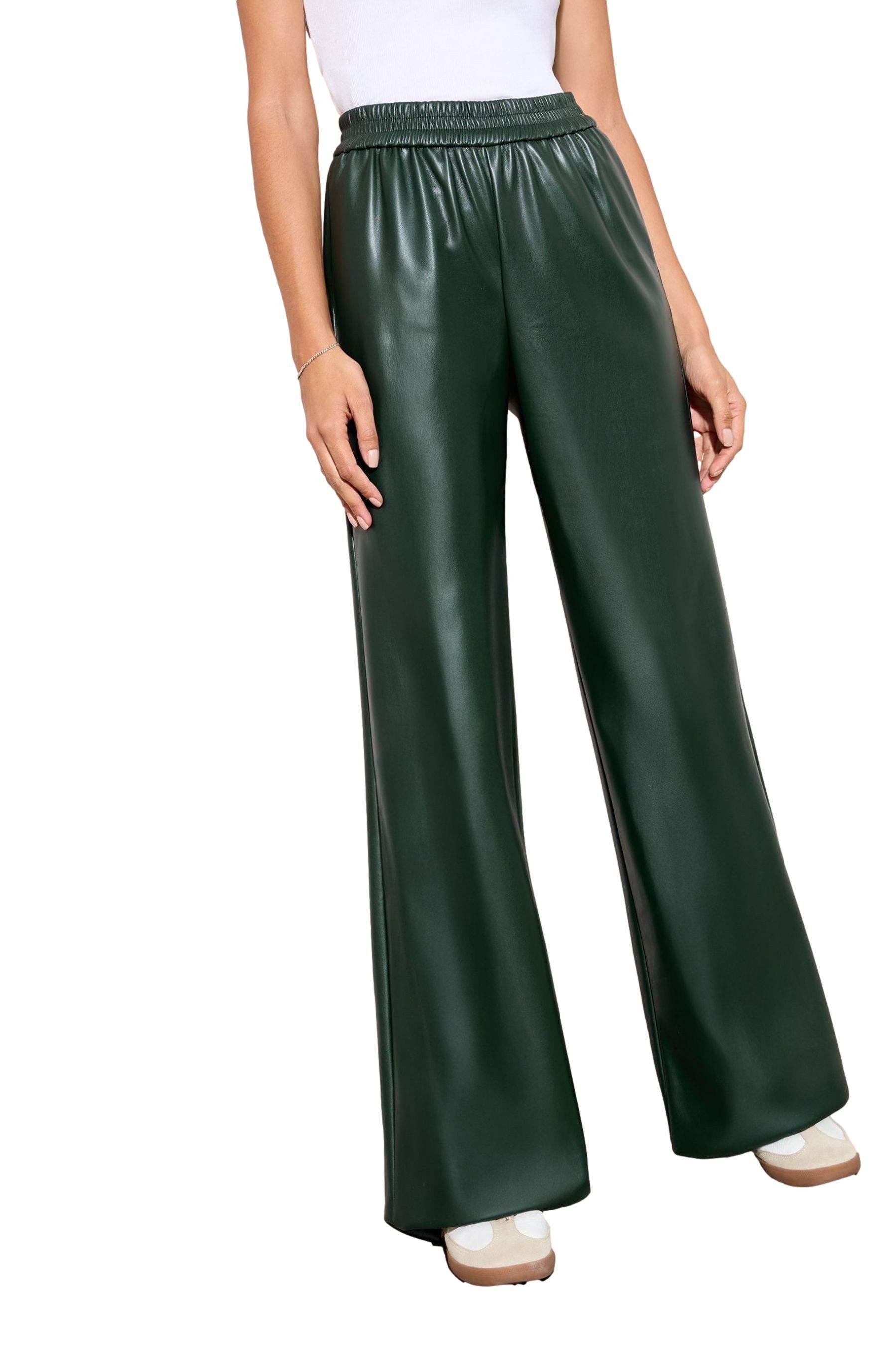 Lederhose Friends Like These Hose mit Stretch, Petite