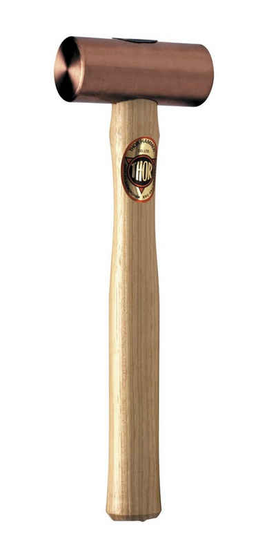 THOR Hammer THOR Rotkupfer Hammer, Rund 44x95mm, 1.320g, mit Holzstiel