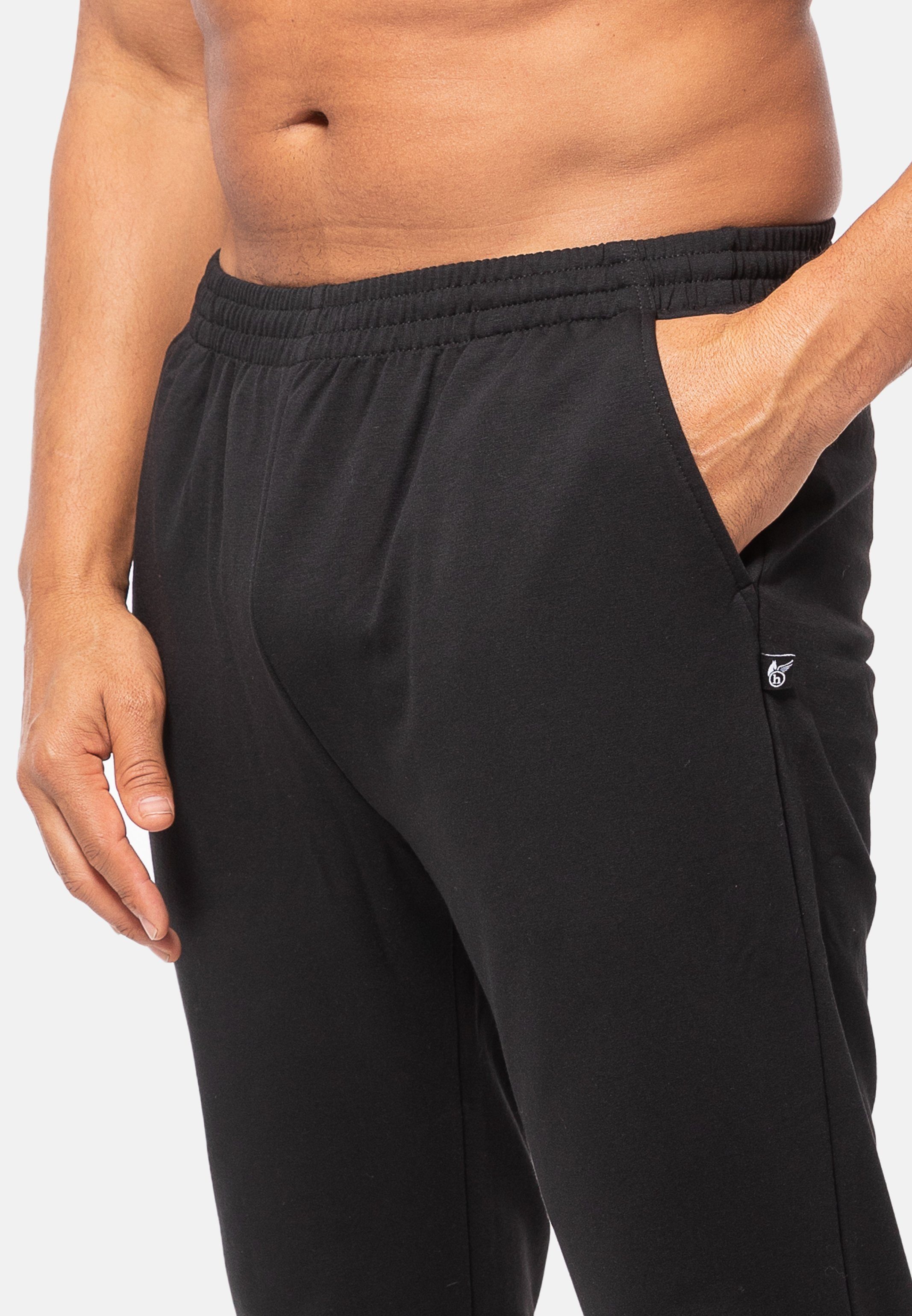 Hajo Jogginghose Stay Fresh (1-tlg) Freizeit / Jogginghose - Baumwolle - Lange Hose mit zwei Hosentaschen