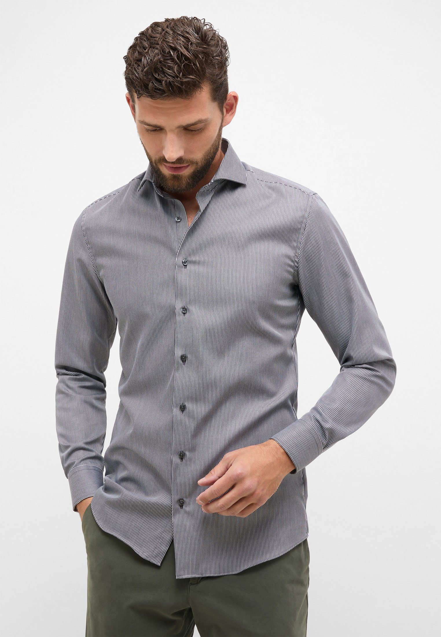 Eterna Langarmhemd SLIM FIT günstig online kaufen