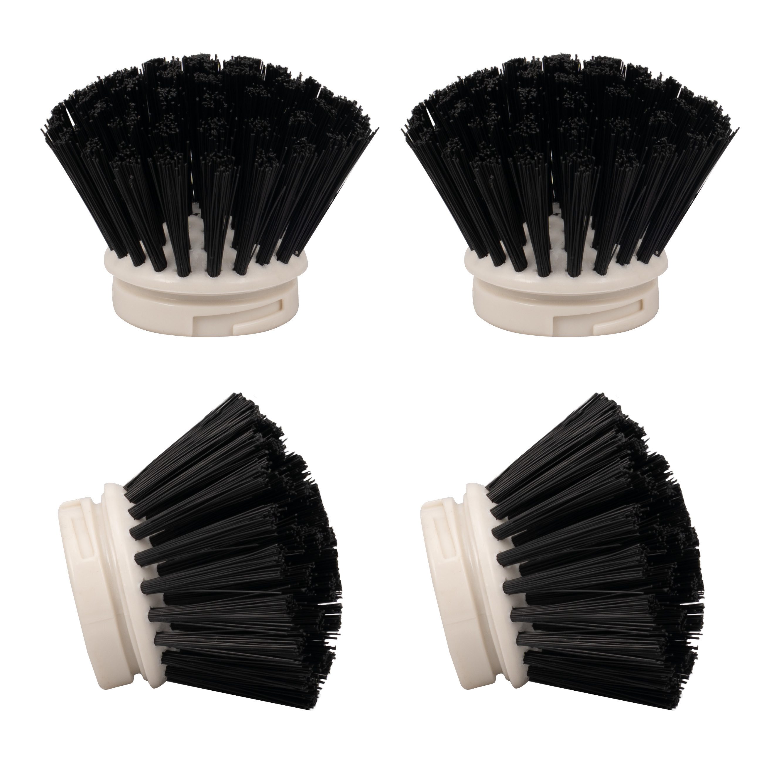 bremermann Reinigungsbürste Ersatzbürsten für Spülbecken-Set (4 Stück), Spülbürstenkopf grau, (4-tlg)