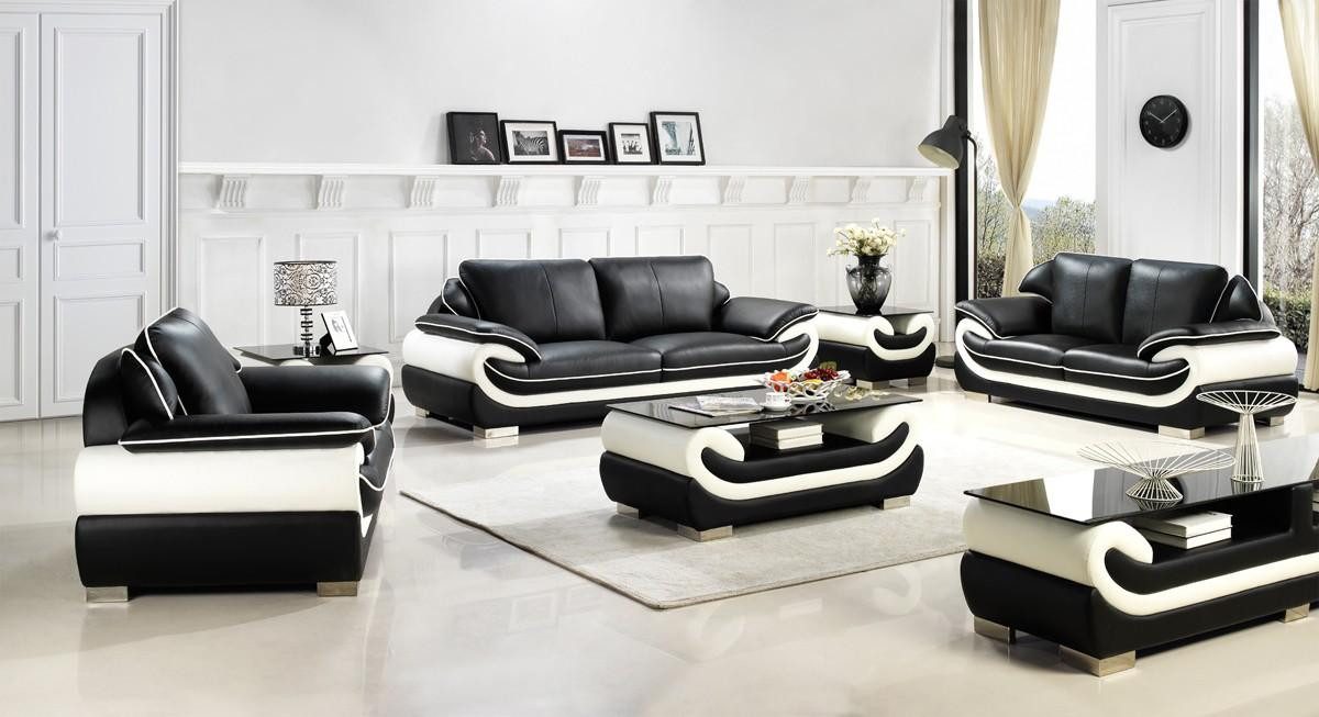 JVmoebel Polstergarnitur Leder Sofa mit in modernem Design, (Sofagarnitur 3+2+1 Sitzer "T 777), Made in Europa