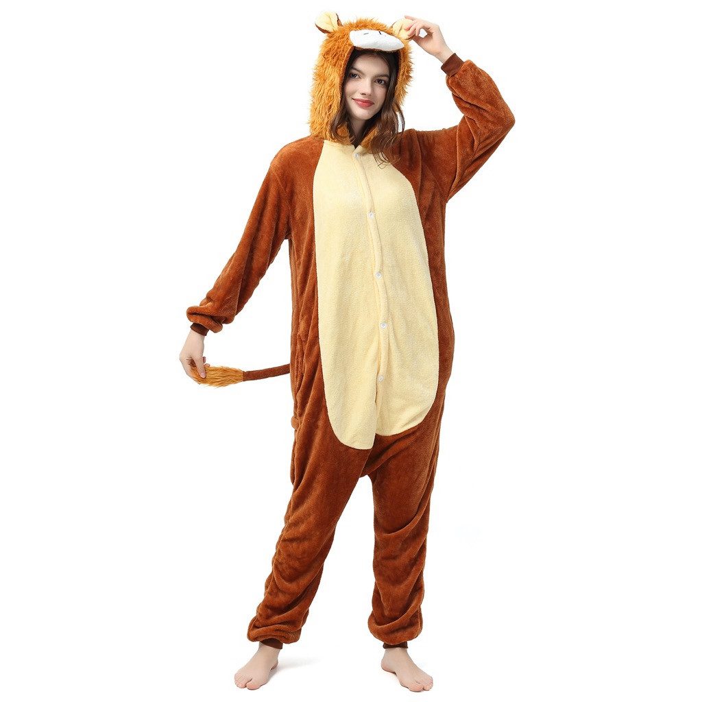 Katara Partyanzug Zoo Wilde Tiere Jumpsuit Kostüm Erwachsene S-XL, Karneval günstig online kaufen