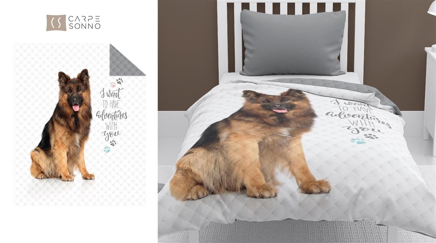 Carpe Sonno Tagesdecke Kinder Tagesdecke Kinderzimmer Kinderdecke 170x210 cm Bettüberwurf, Tagesdecke Kinder-Bett Kindermotiv Überwurf für Bett