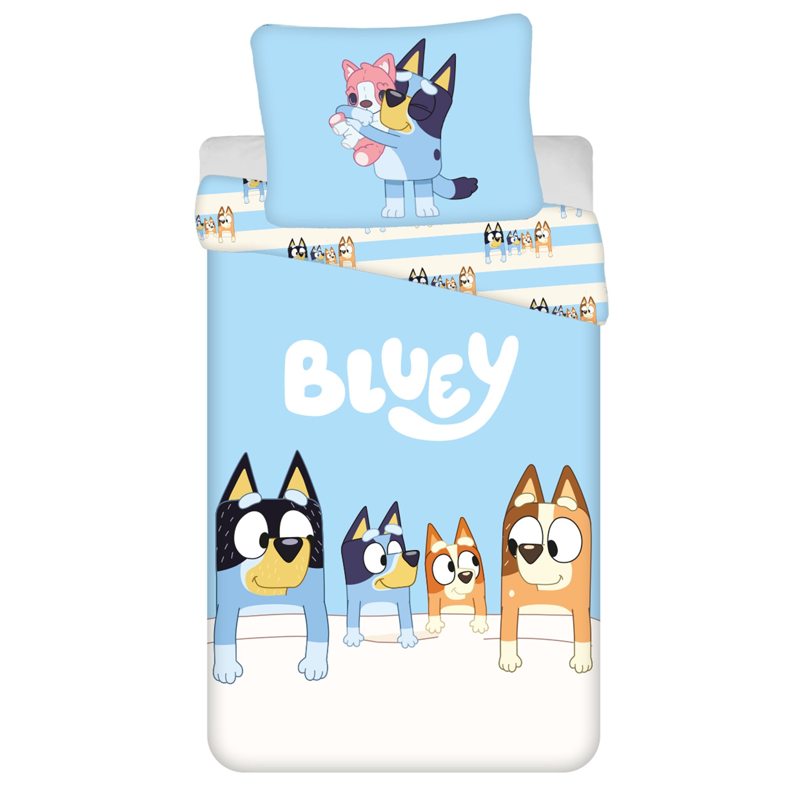 Sarcia.eu Kinderbettwäsche Bluey Kinder Bettwäscheset mit Reißverschluss, B günstig online kaufen
