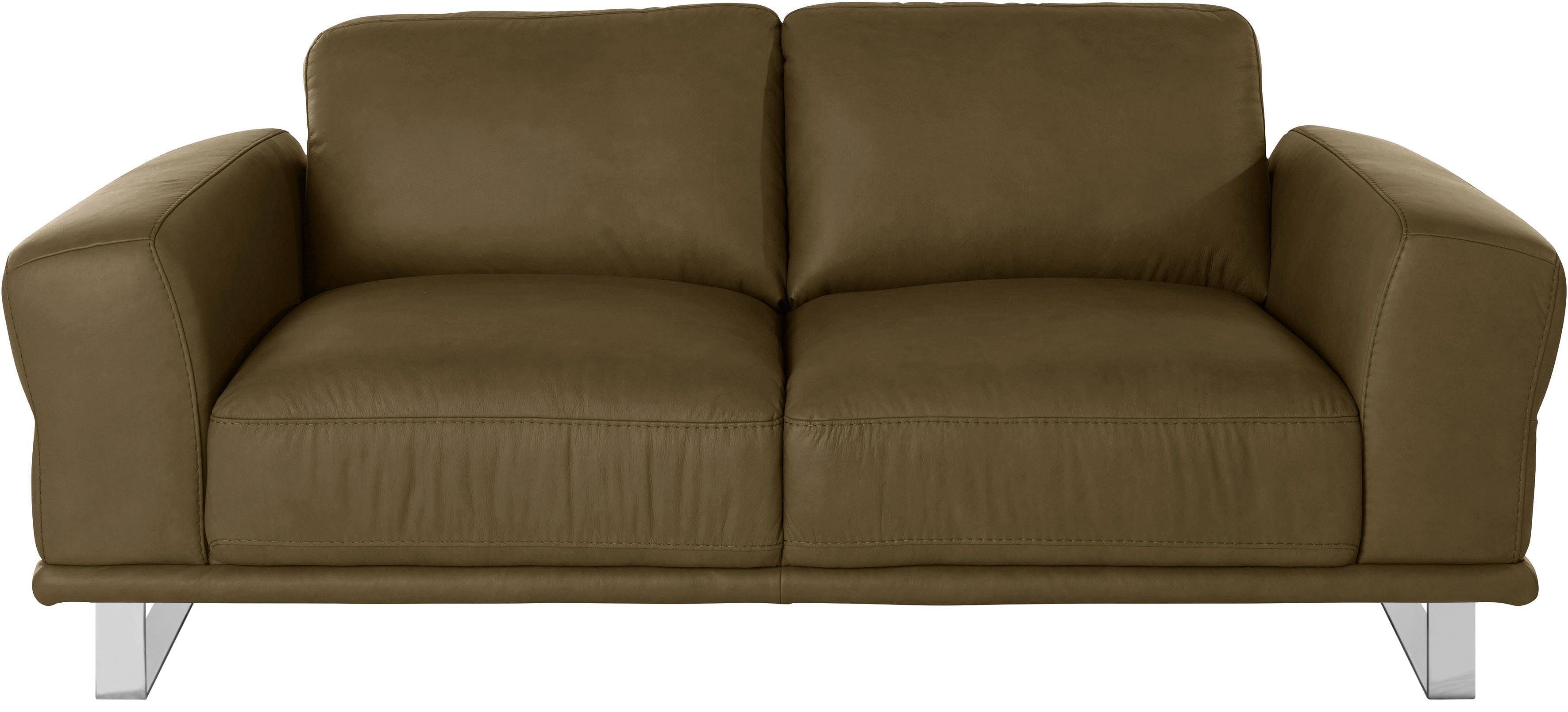 192 2-Sitzer montanaa, in glänzend, Metallkufen Chrom cm mit W.SCHILLIG Breite