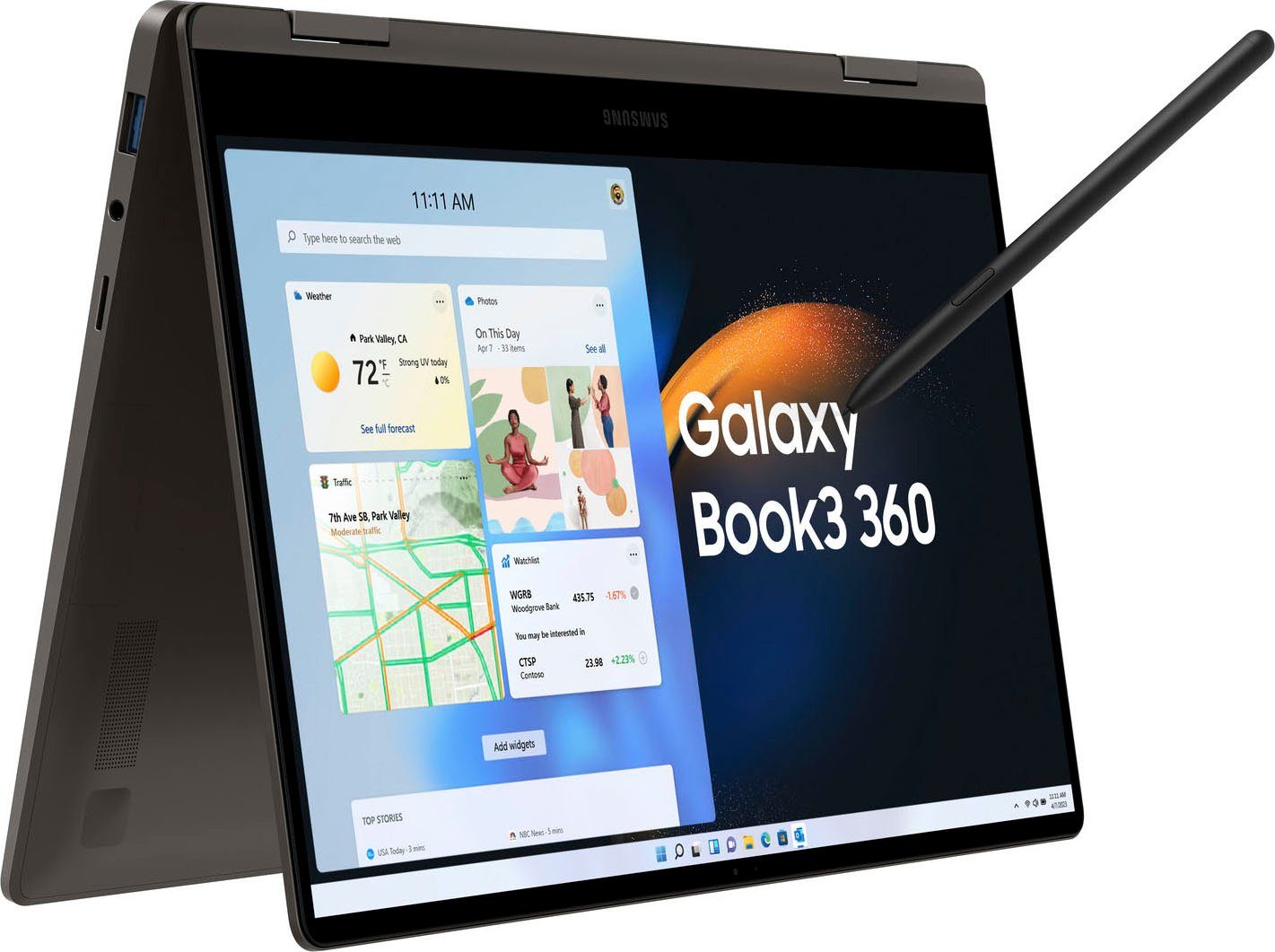 Samsung Galaxy Book3 360 Convertible Notebook (33,78 cm/13,3 Zoll, Intel Core i7 1360P, Iris Xe Graphics, 512 GB SSD)