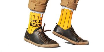 AlterSocks Freizeitsocken Lustige Socken Bier Socken Damen & Herren Unisex Размер 36 – 45 (1 Paar)