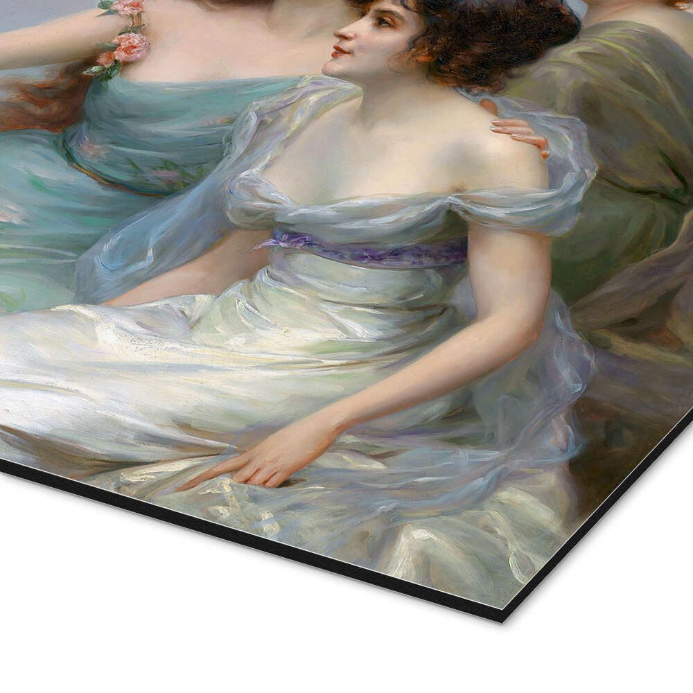 Posterlounge Wandbild Die drei Grazien, Edouard Bisson, erhältlich als Poster, Leinwandbild, Wandsticker oder Acrylglasbild
