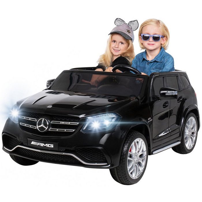 Actionbikes Motors Elektro-Kinderauto Elektroauto Mercedes Benz GLS63 AMG Belastbarkeit 50 kg (2-tlg) 4 x 12 V Motoren - 2 Batterien - mit Sicherheitsgurt ab 3 Jahre