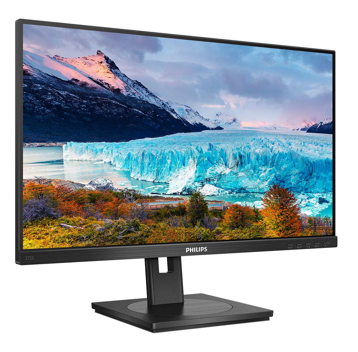 Philips S-line Sline 272S1M 00 LED (272S1M/00) TFT-Monitor (1920 x 1080 px, Full HD, 4 ms Reaktionszeit, 75 Hz, IPS, Lautsprecher, HDCP, Pivot, Höhenverstellbar)