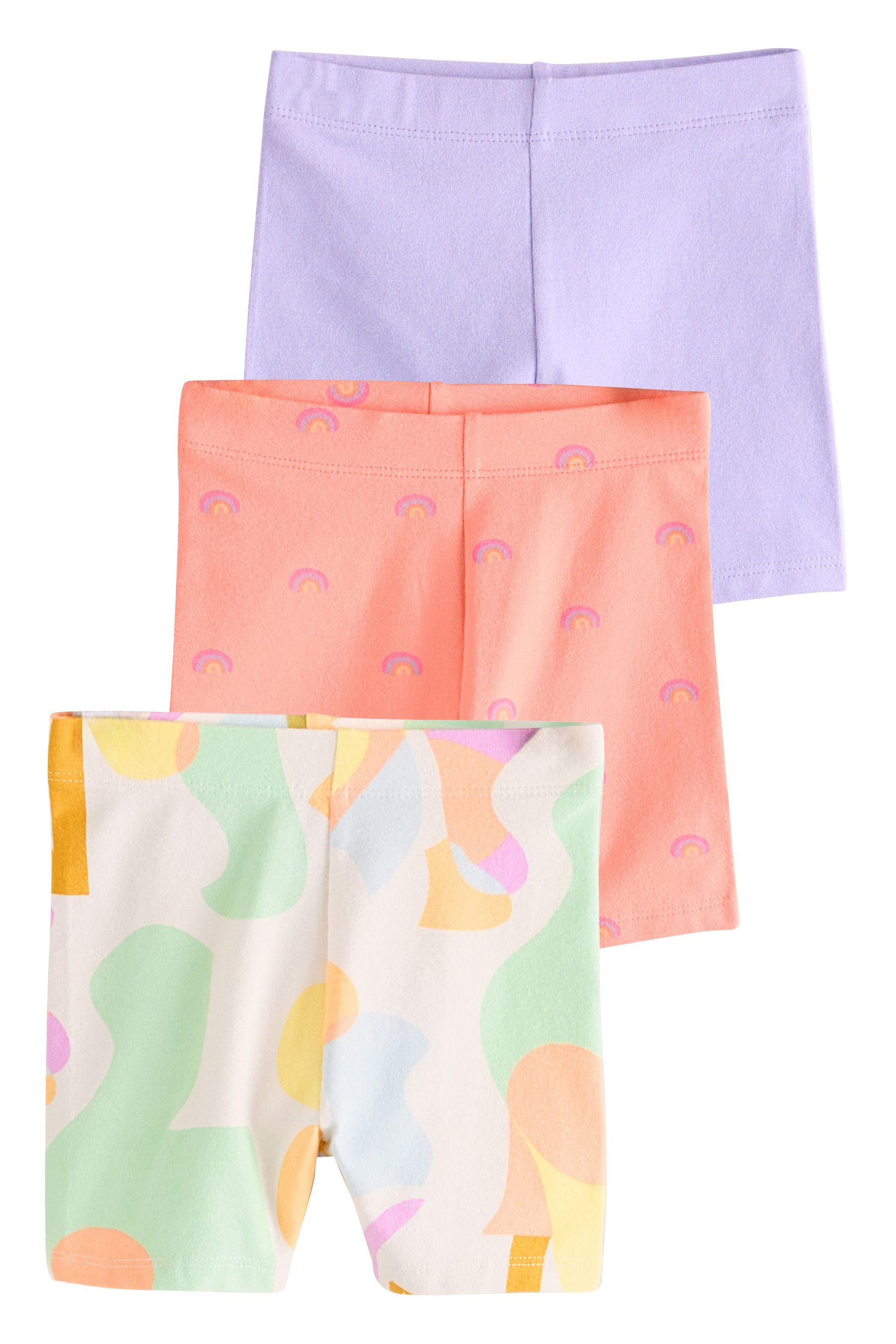 Shorts Gerippte Shorts, 3er-Pack
