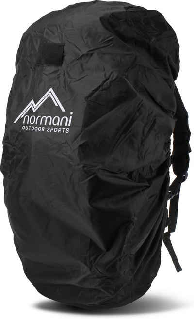 normani Rucksack-Regenschutz Rucksack-Regenüberzug für 20-35 Liter, Rucksackcover mit Patch wasserdichte Rucksackhülle Regenschutz für Rucksäcke mit Reflektorlogo