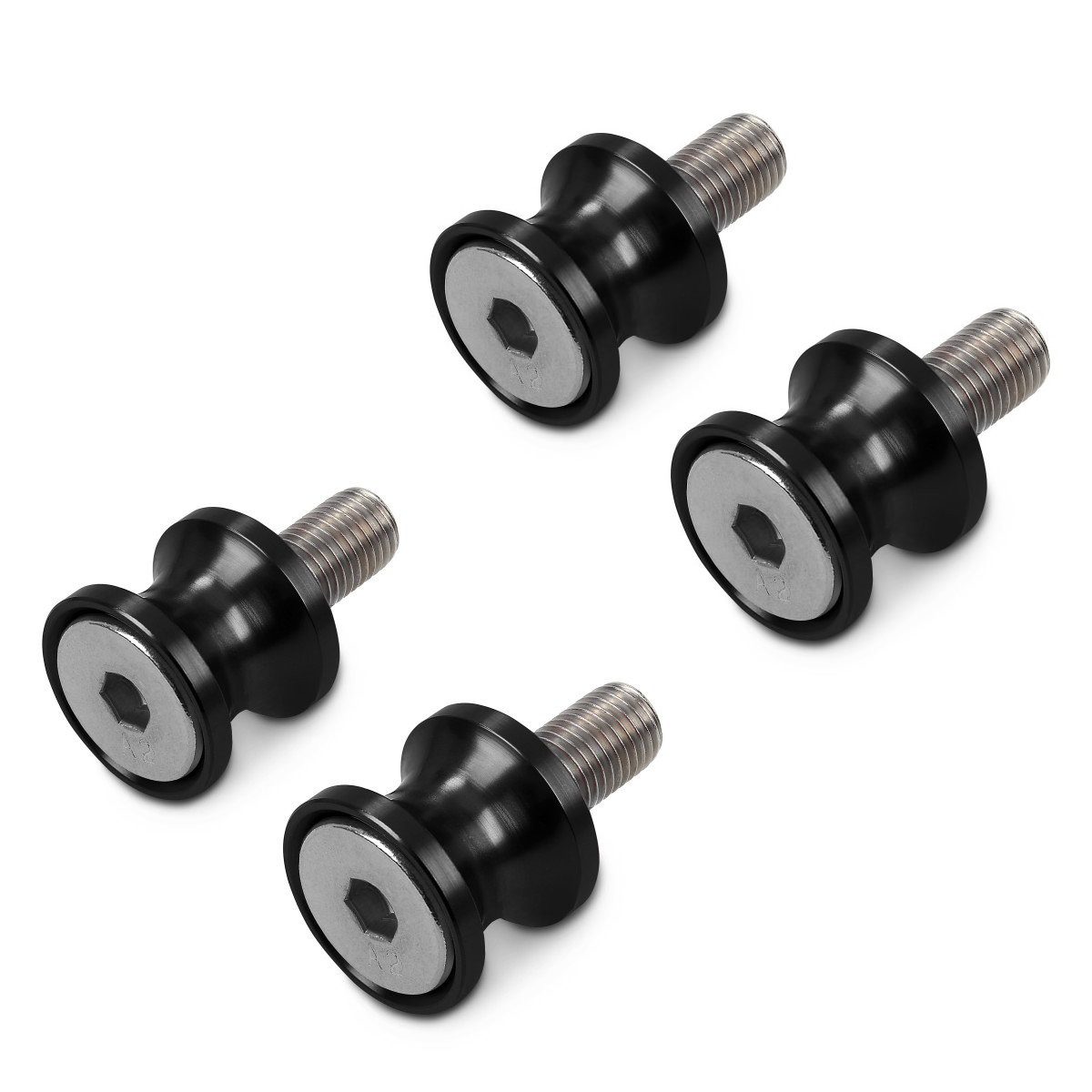 Zaddox Motor-Schutzhülle 2x Motorrad Prismabuchsen-Racingadapter Motea Jerez M8 schwarz Spar-Se