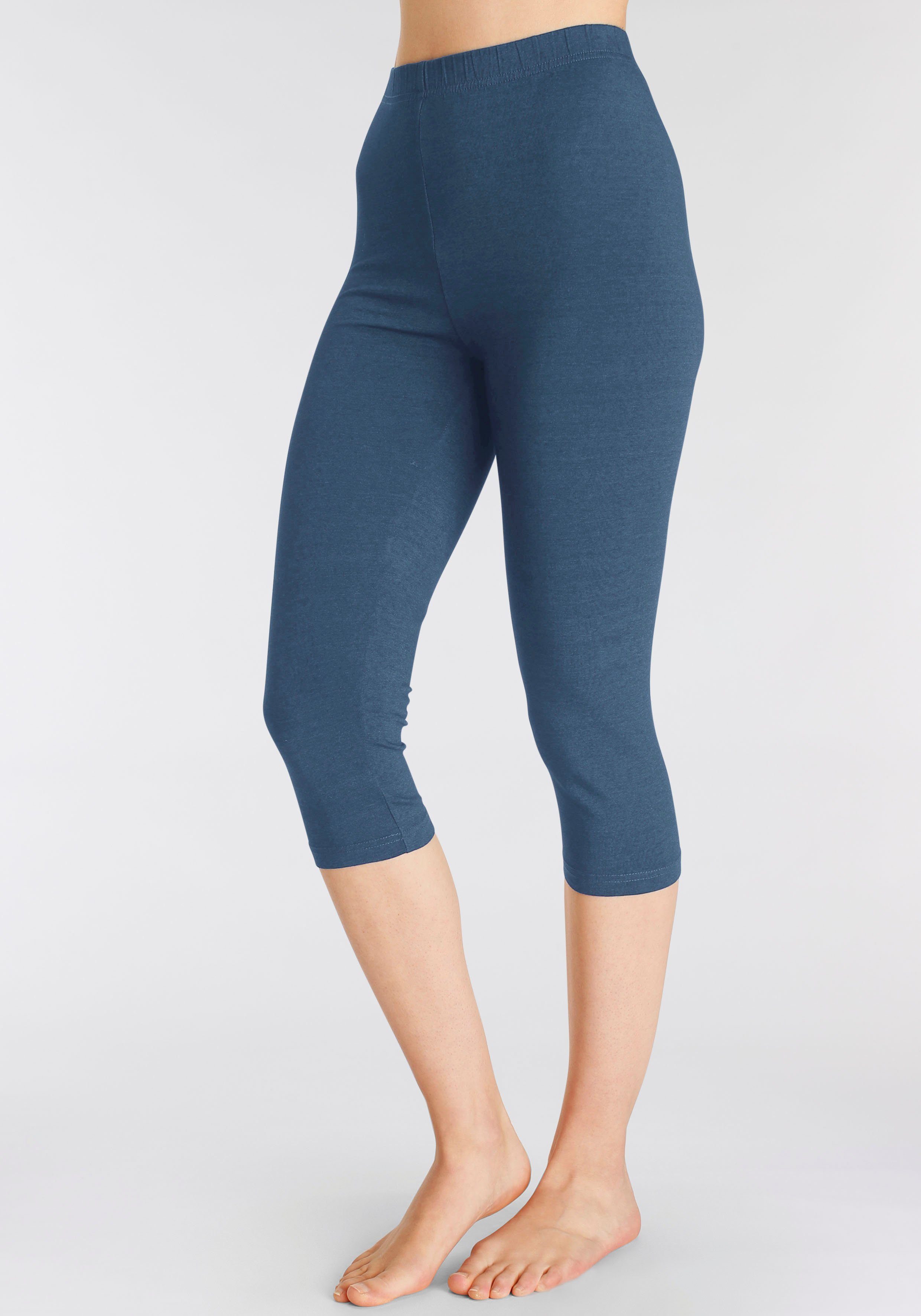 Vivance Active by Lascana Caprileggings (2er-Pack) mit Gummibund, Loungewear