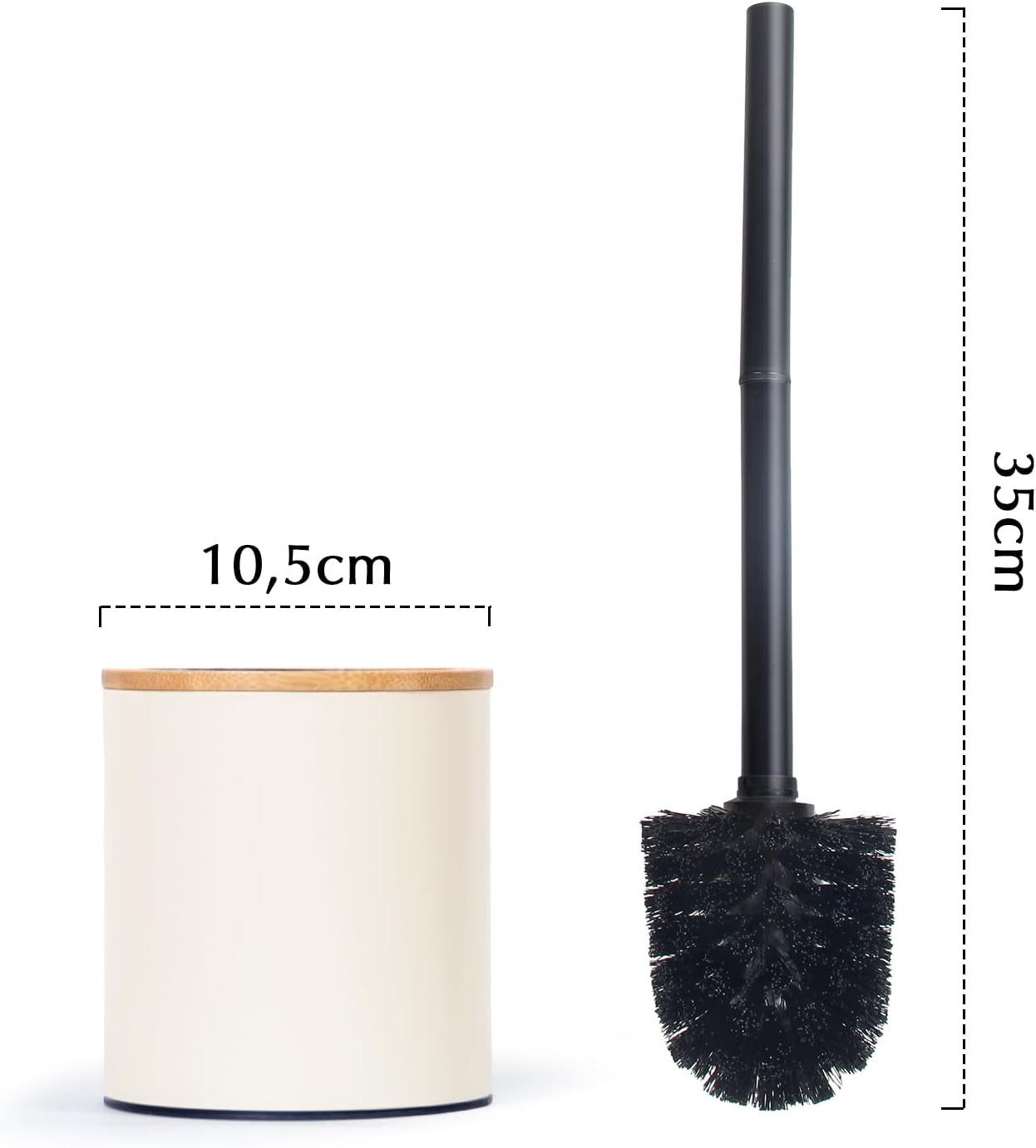 Zedelmaier Badaccessoire-Set Klobürste Holz, Toilettenbürste in Edelstahl, günstig online kaufen