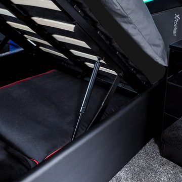 X Rocker Gamerbett Cosmos RGB Ottoman Gaming Bett mit Stauraum für Kinder & Jugendliche